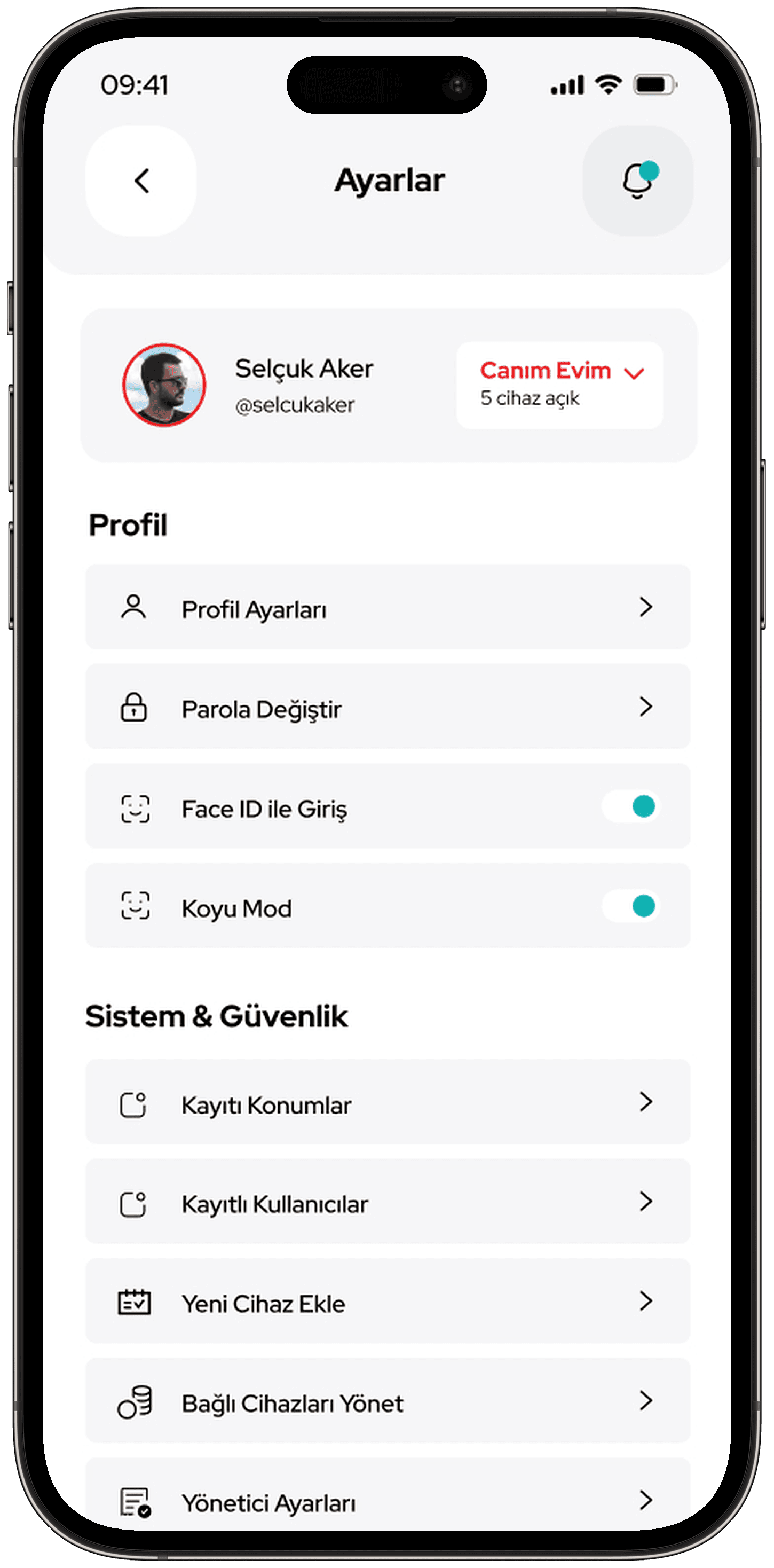 Multitek Smart Home — Mobil Uygulama tasarımı, detay 4, Selçuk Aker