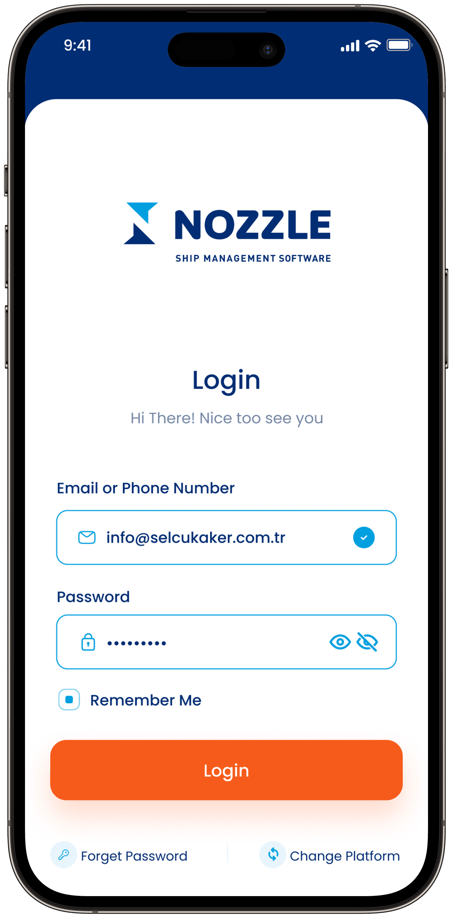 Nozzle Ship App — 2