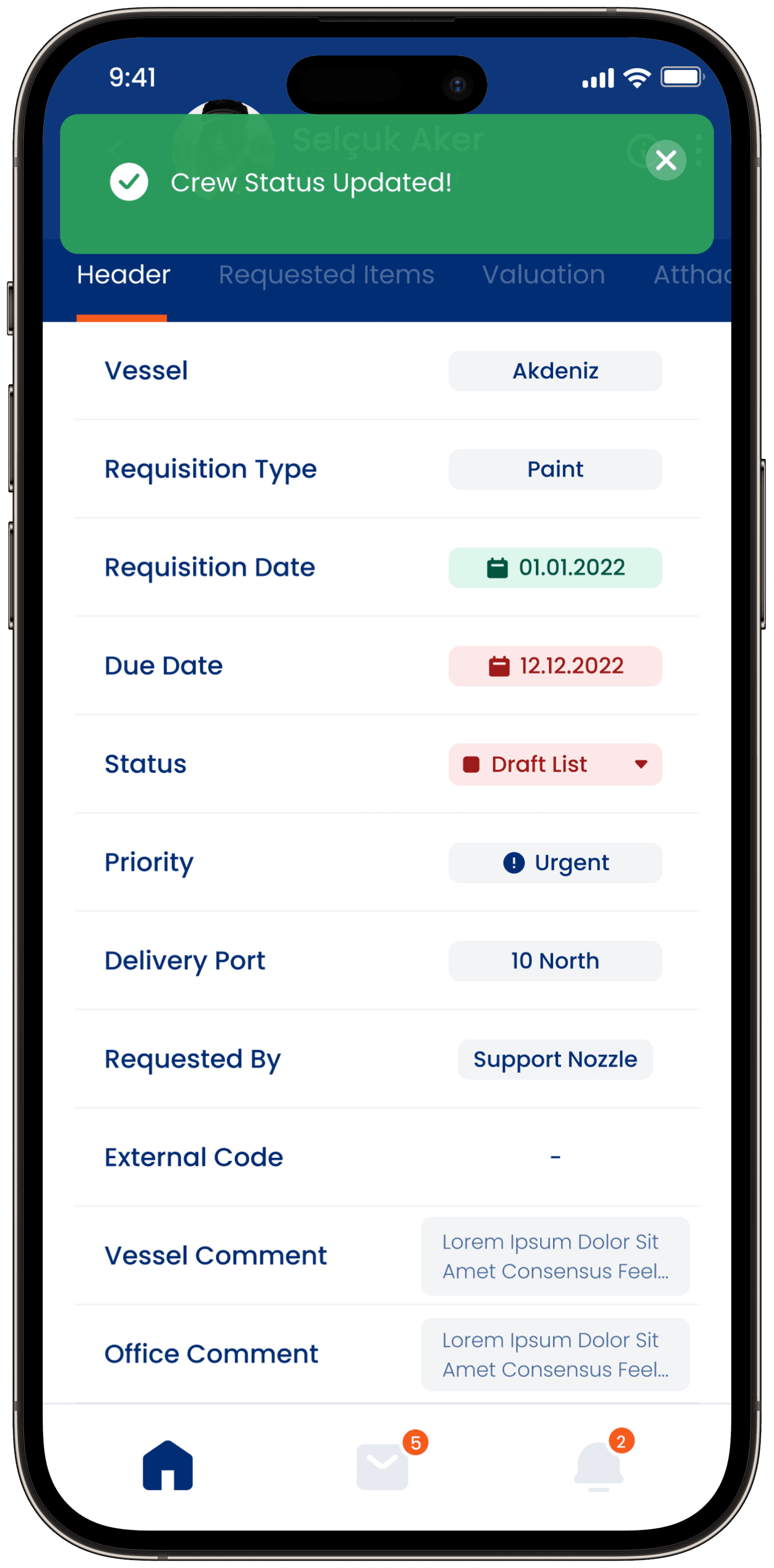 Nozzle Ship App — 9