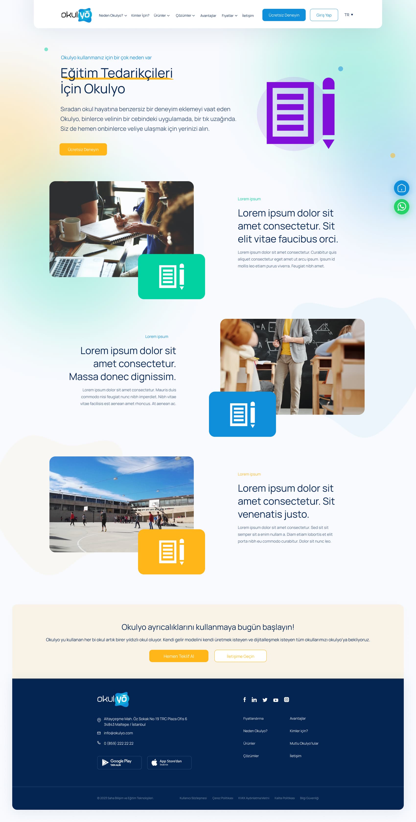 Okulyo Corporate Website — 8