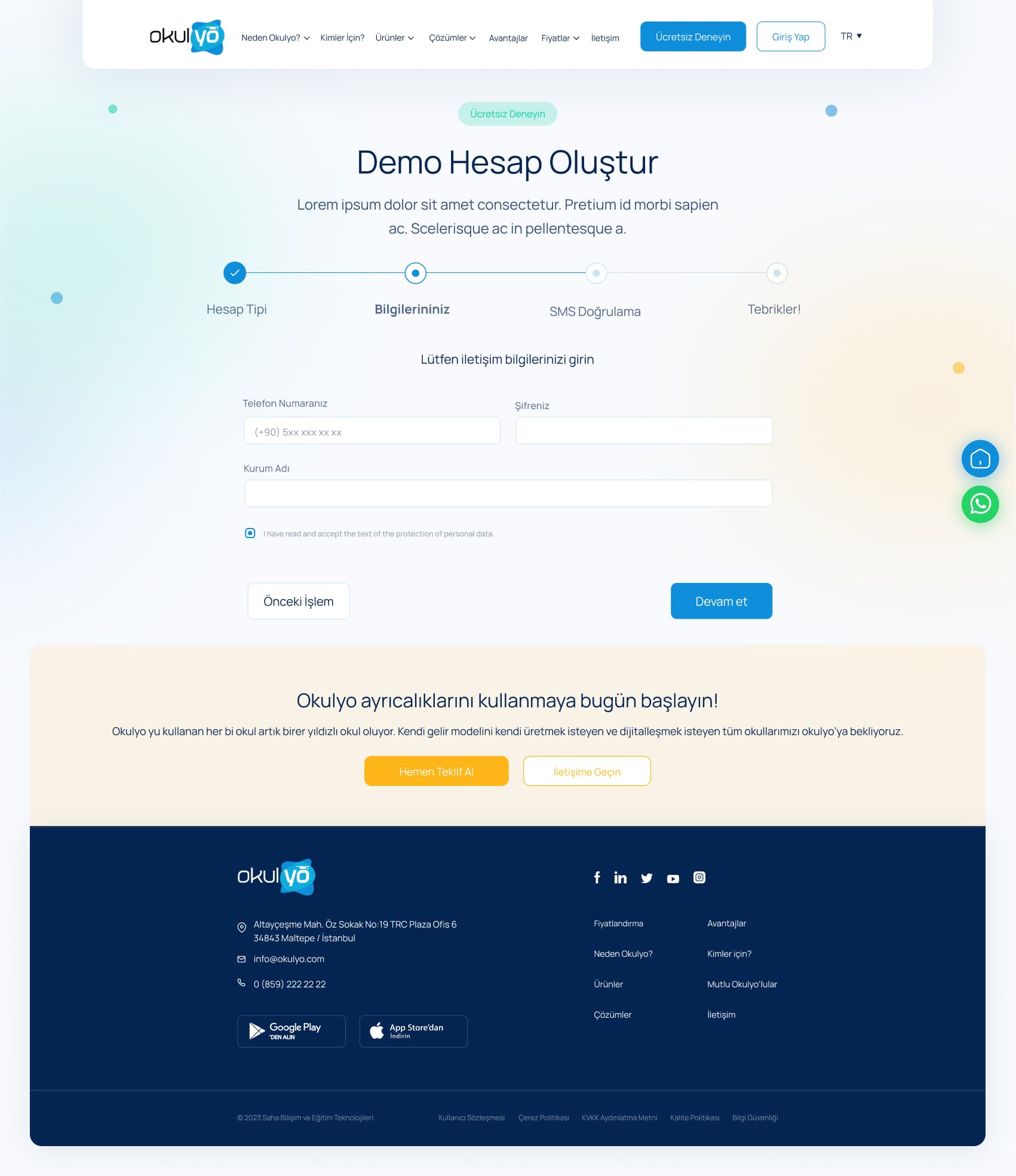 Okulyo Corporate Website — 21