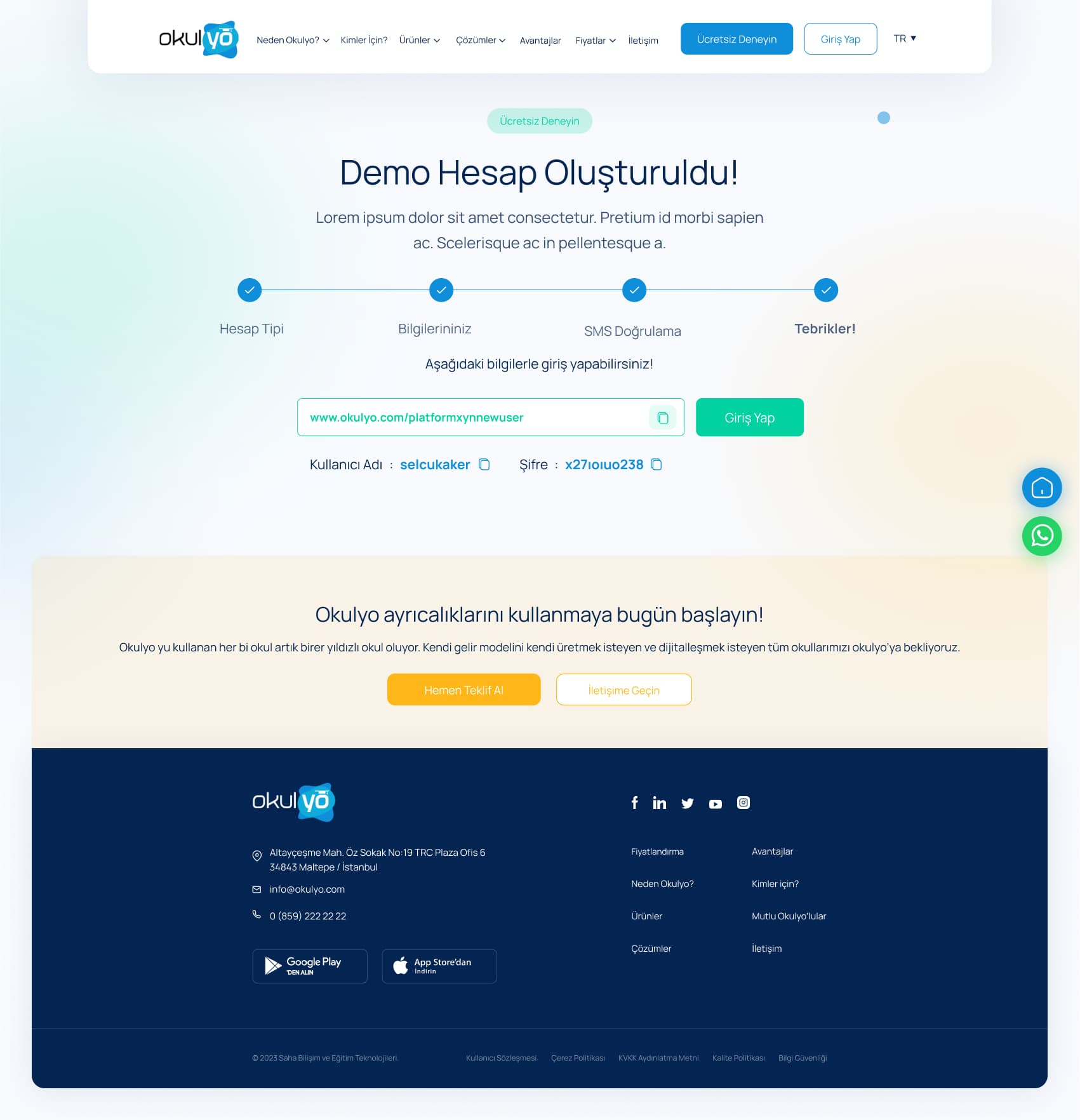 Okulyo Corporate Website — 24