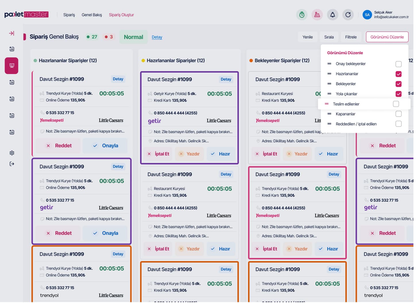 Order Tracking — 57