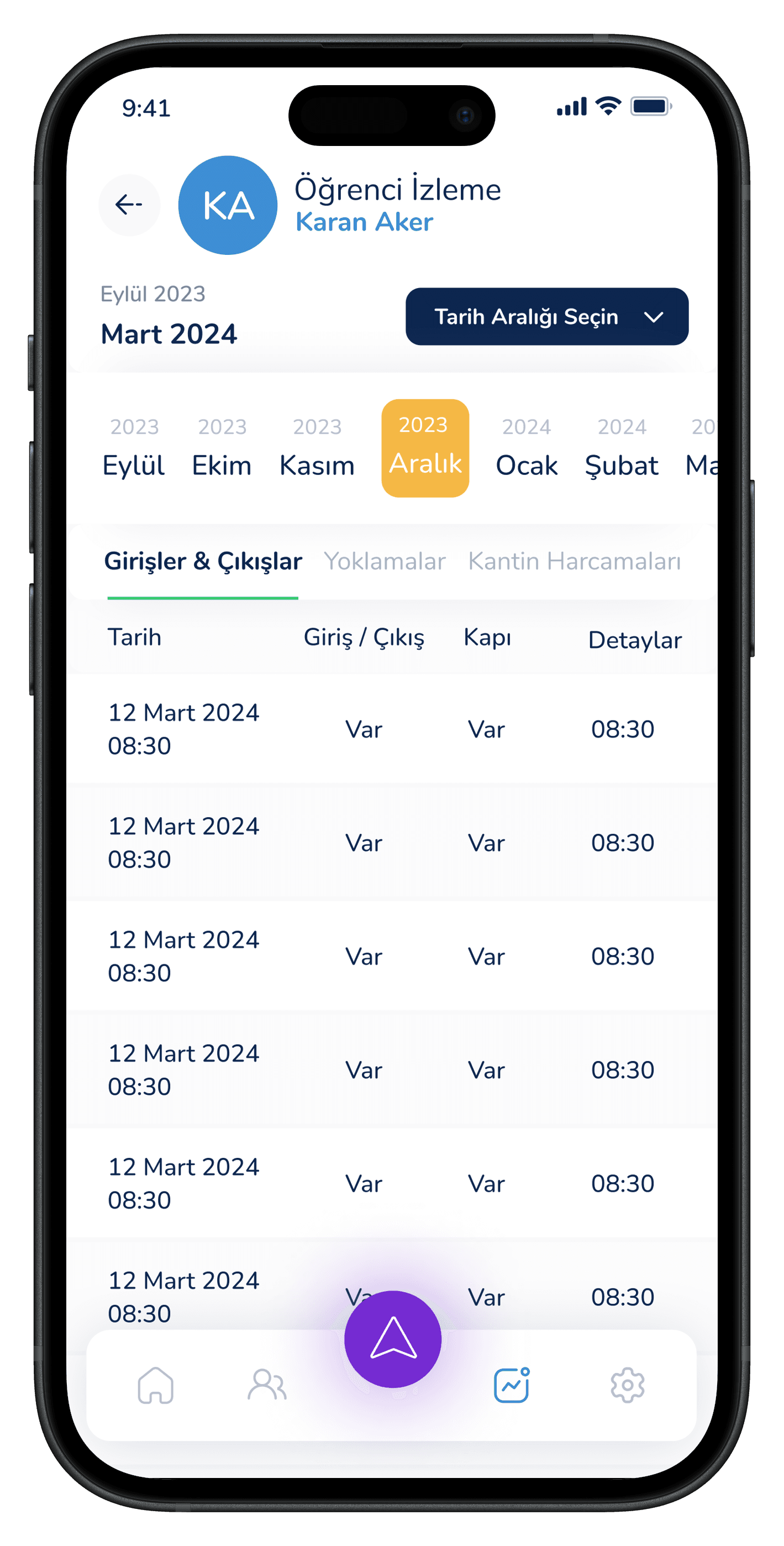 Parent & Student Mobile App — 5