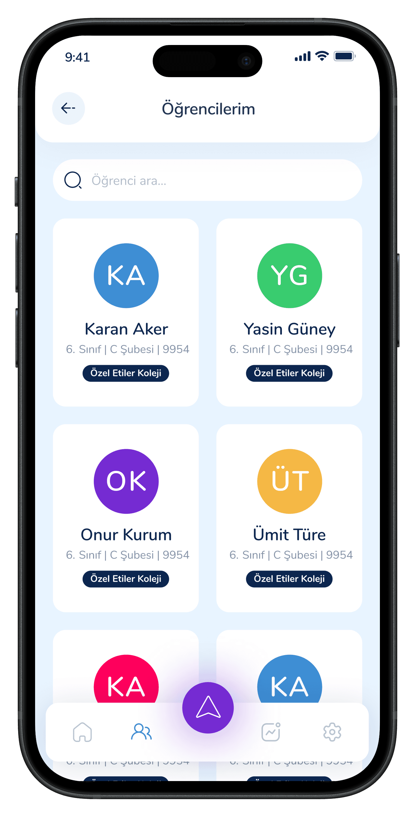Parent & Student Mobile App — 18