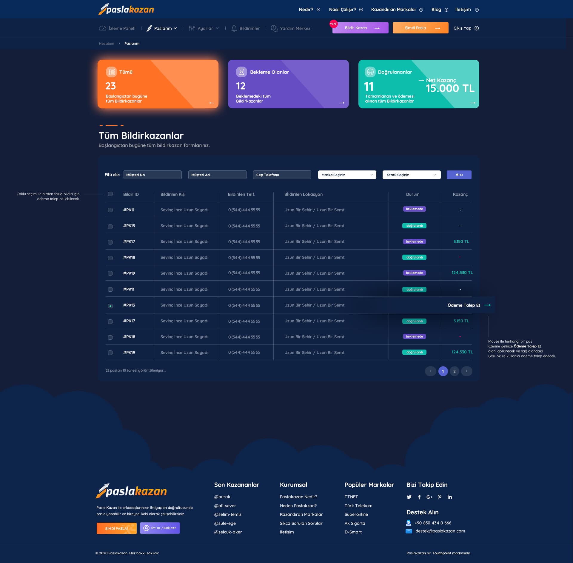 Pasla Kazan Website — 4