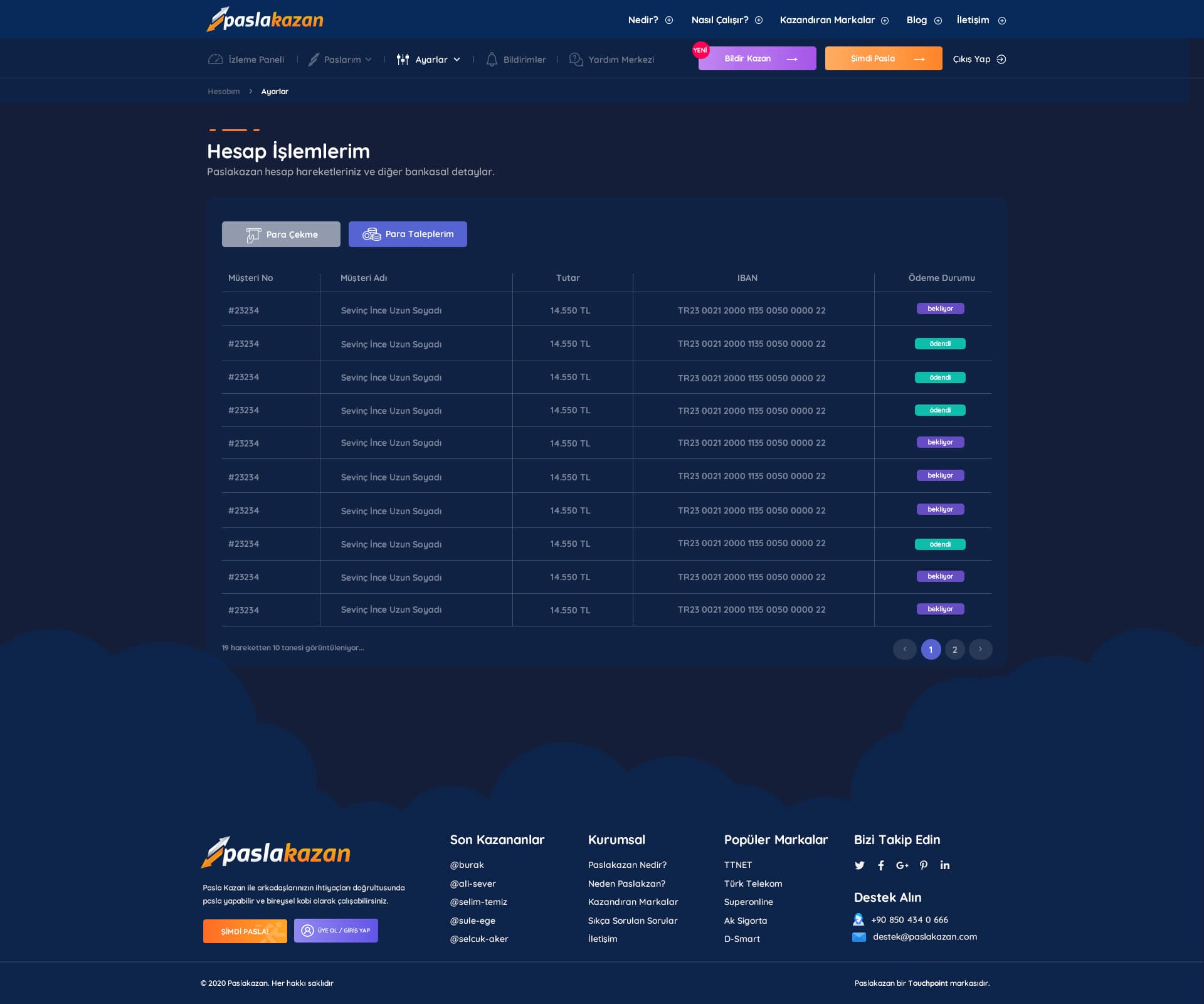 Pasla Kazan Website — 7
