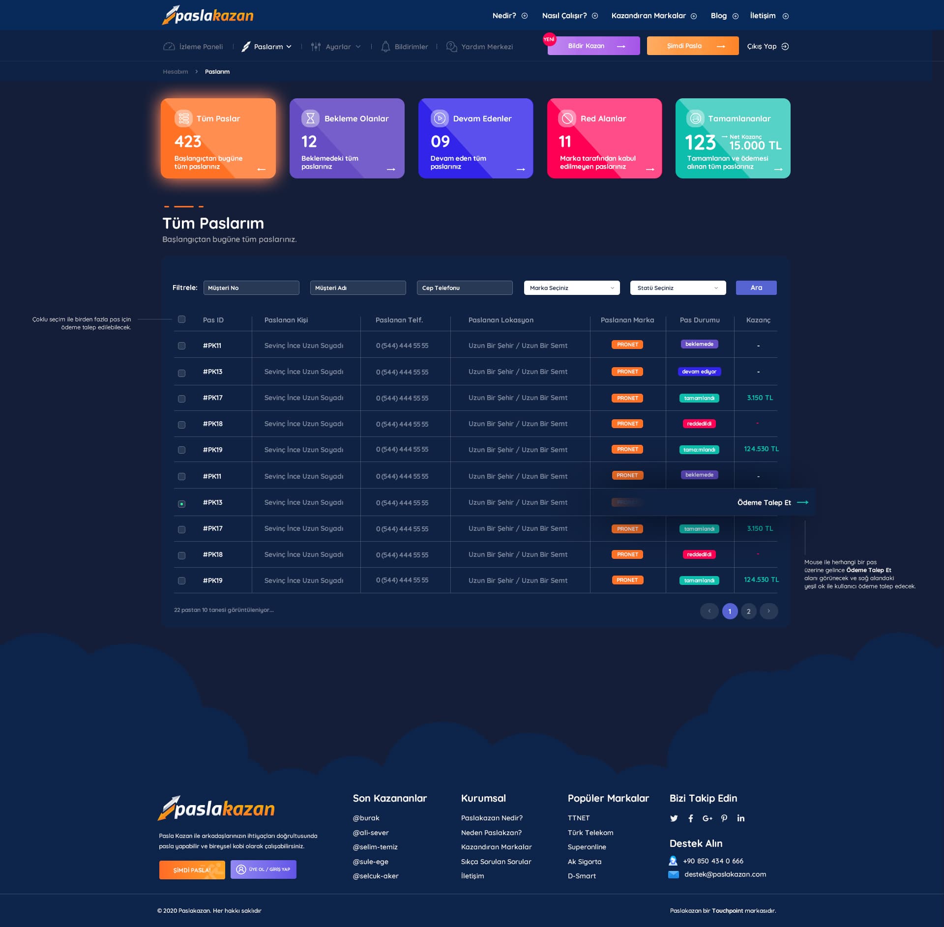 Pasla Kazan Website — 9