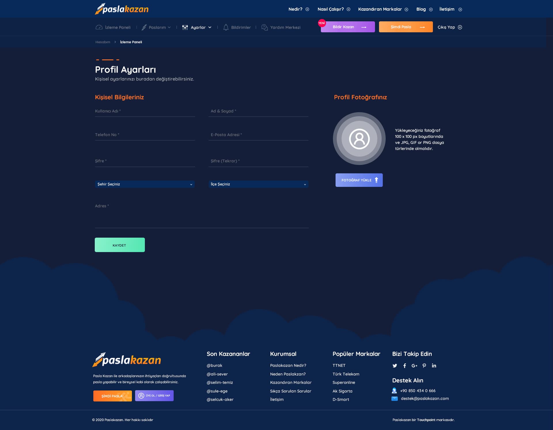 Pasla Kazan Website — project detail 10, Selçuk Aker