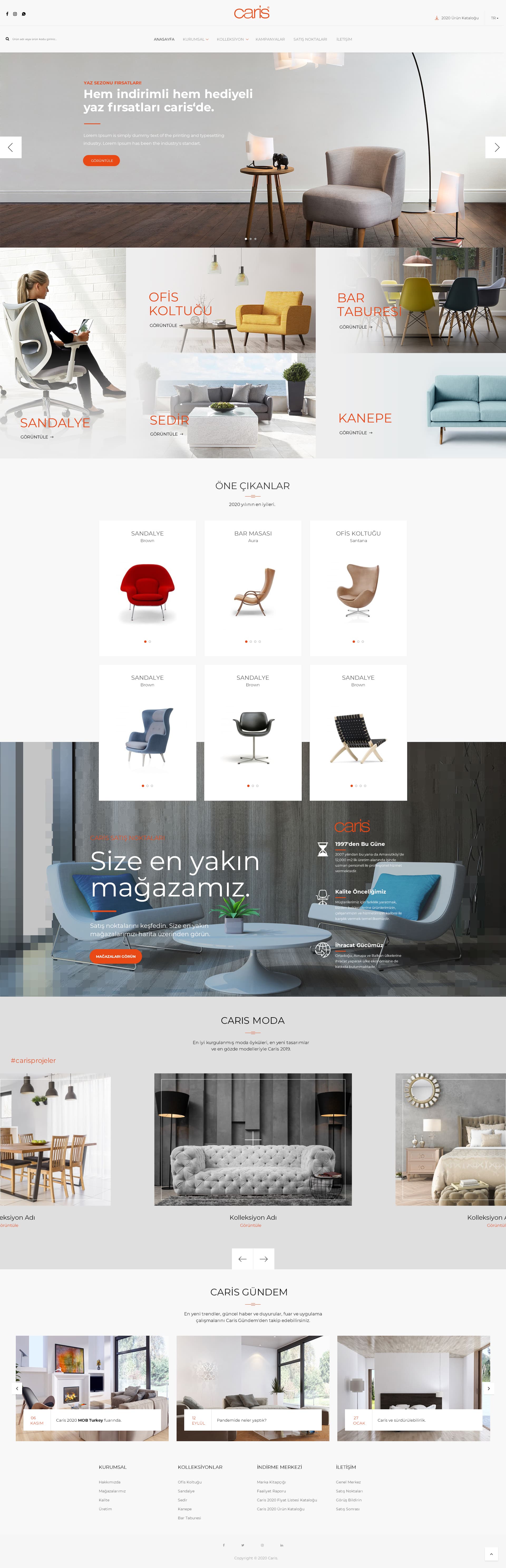 Caris Chair Website — project detail 1, Selçuk Aker