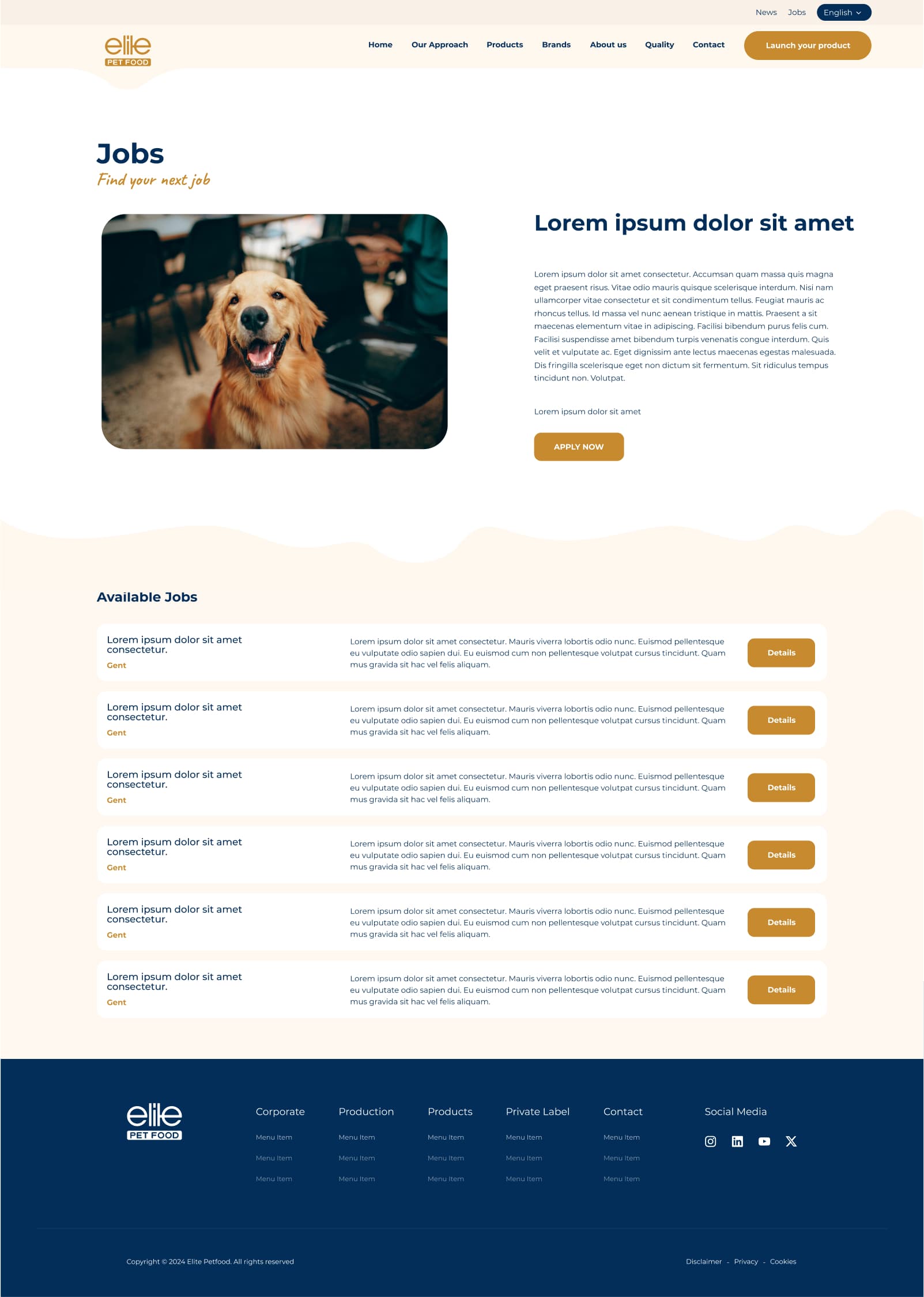 Pet Foods Corporate Website — 5