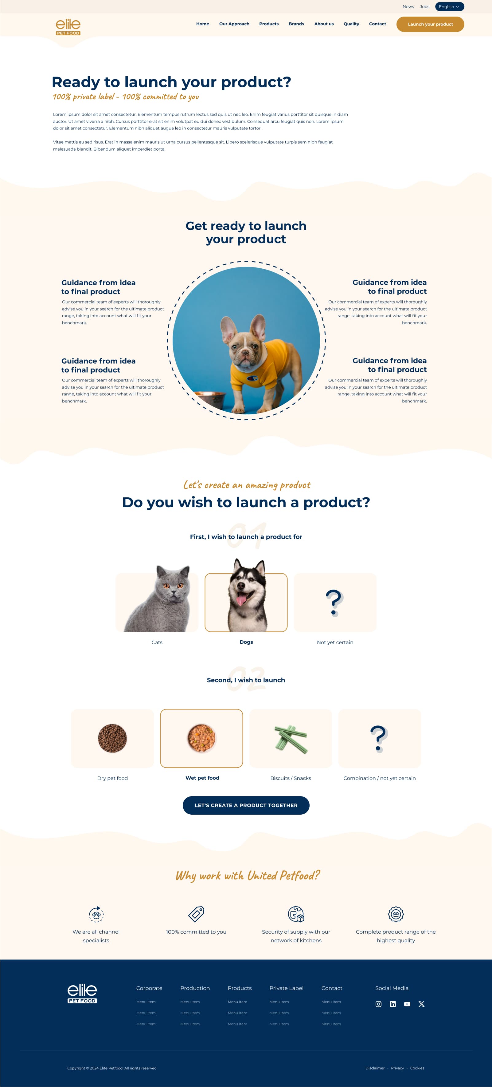 Pet Foods Corporate Website — 6