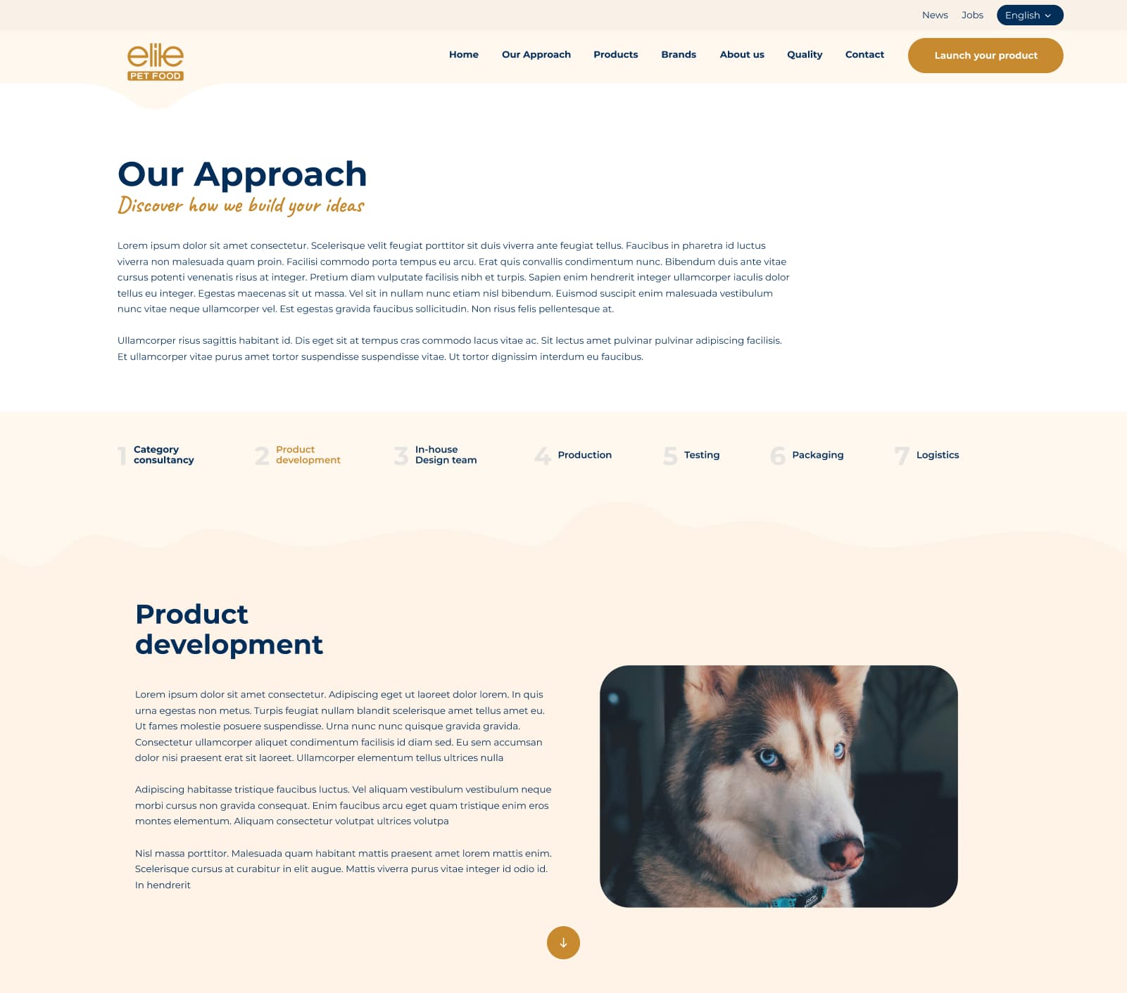 Pet Foods Corporate Website — 9