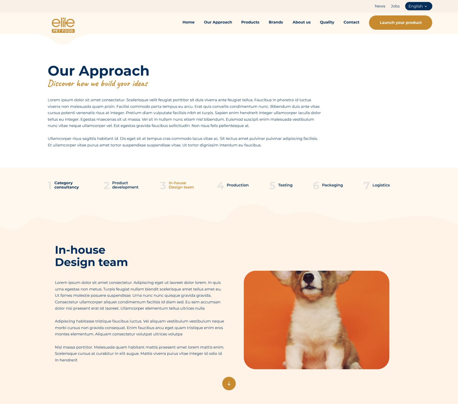Pet Foods Corporate Website — 10