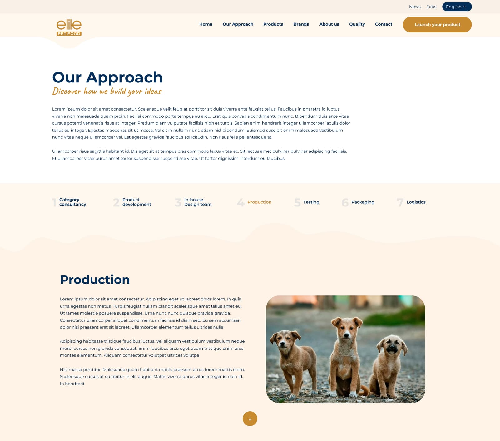 Pet Foods Corporate Website — 11