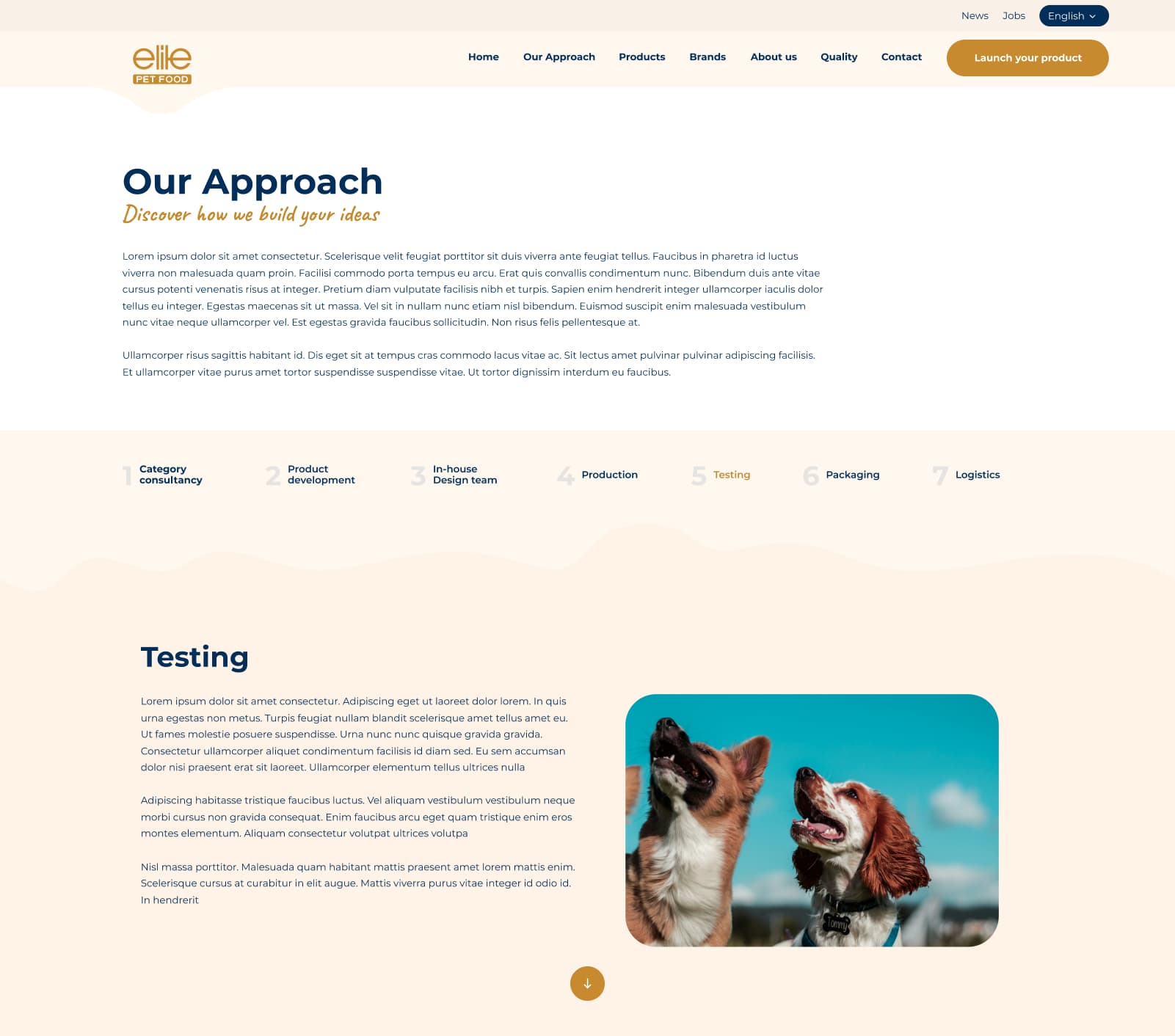 Pet Foods Corporate Website — 12