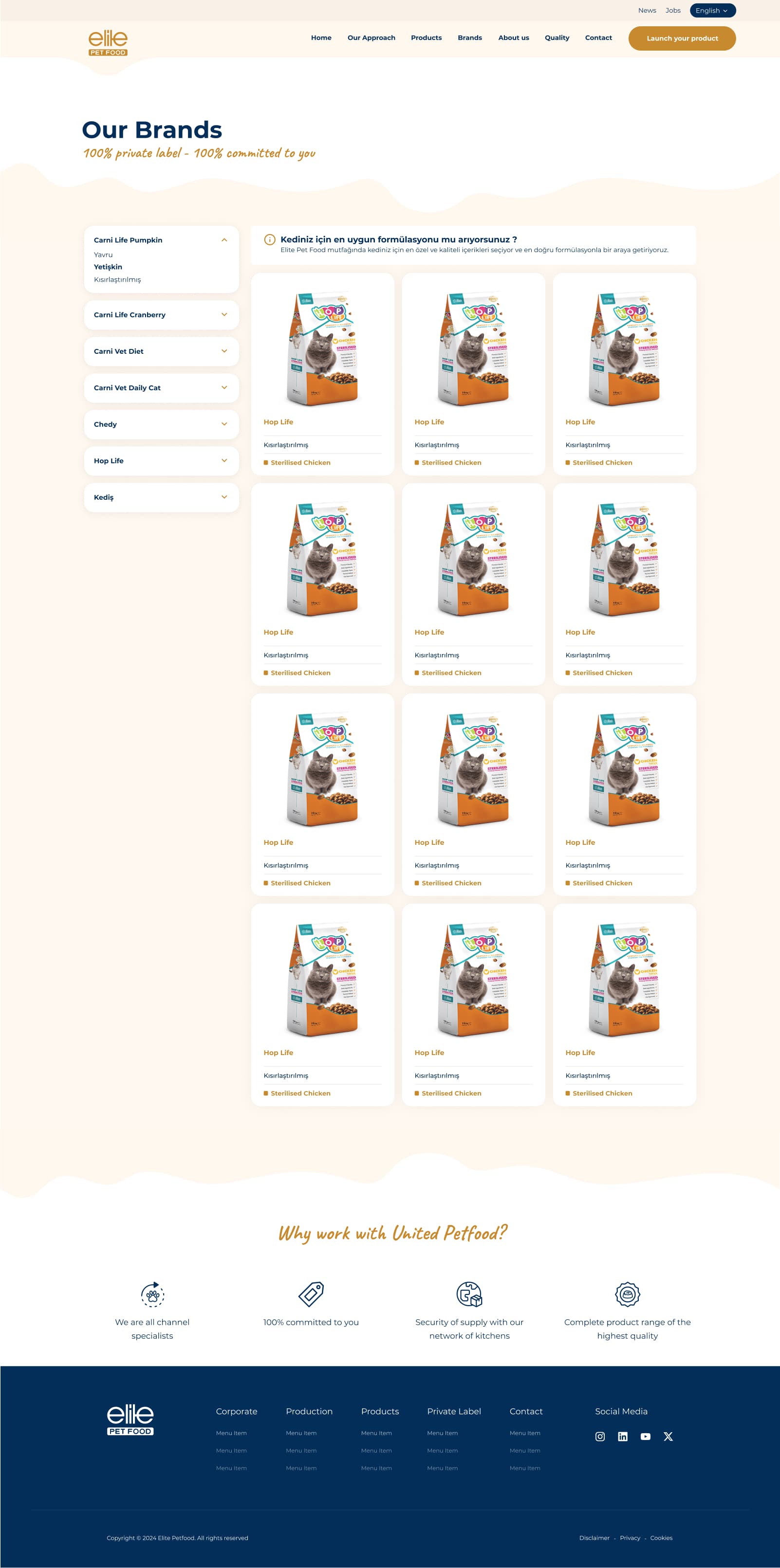 Pet Foods Corporate Website — 17