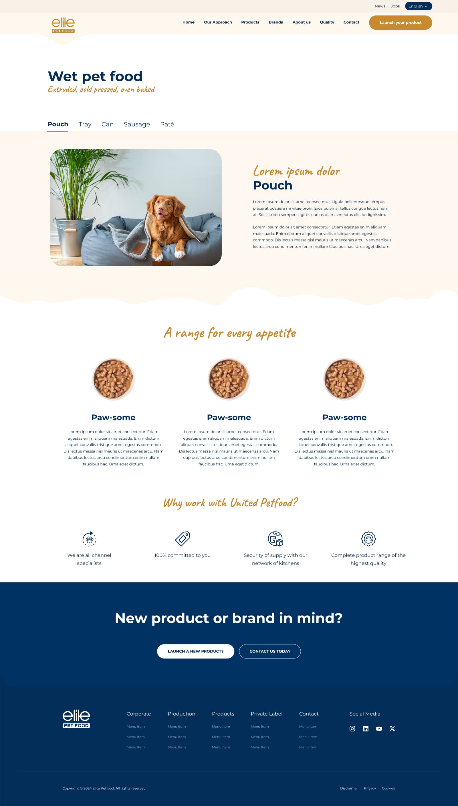 Pet Foods Corporate Website — 19