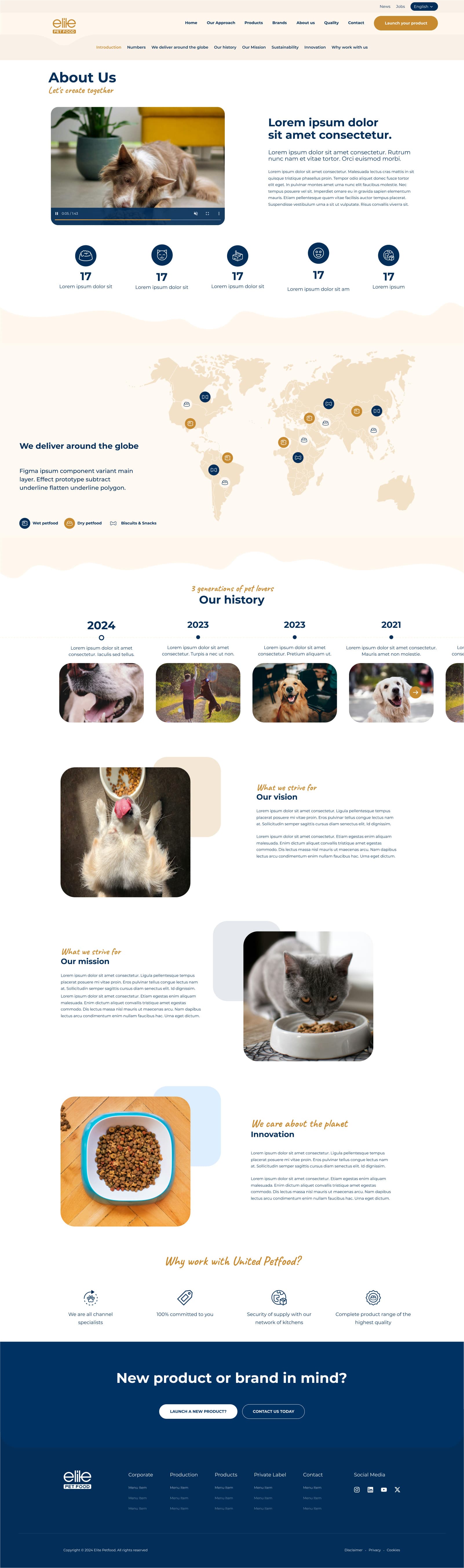 Pet Foods Corporate Website — 20