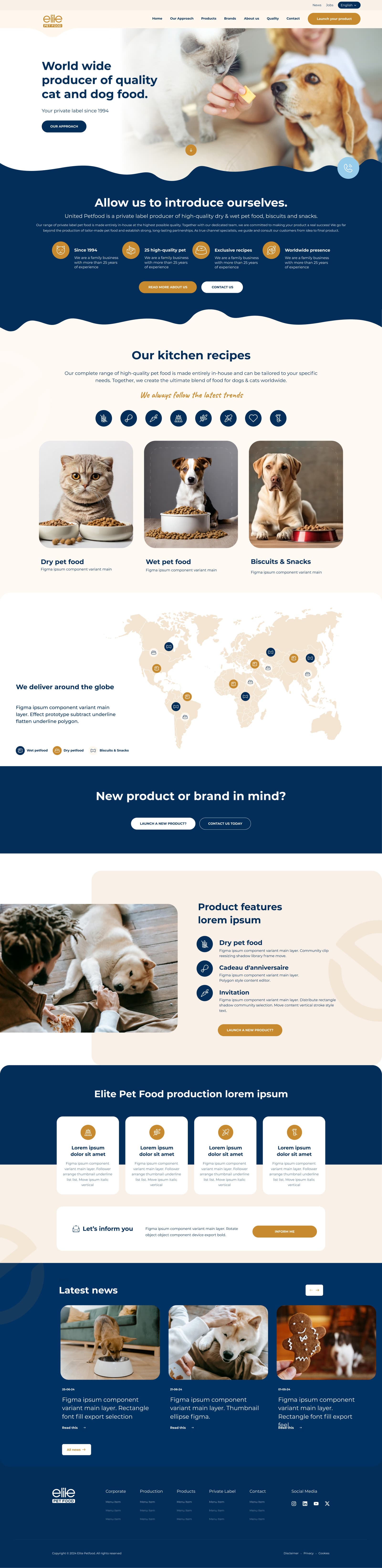 Pet Foods Corporate Website — 21