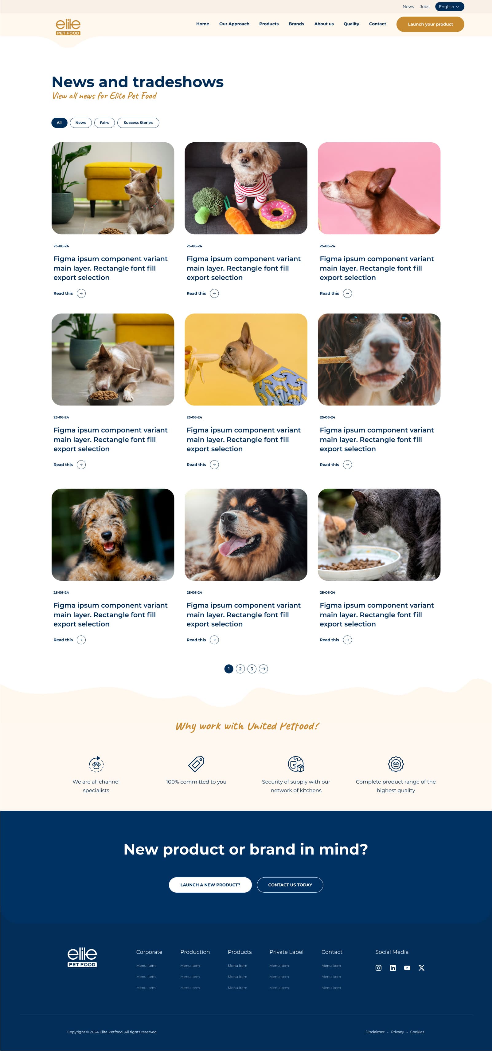Pet Foods Corporate Website — 22