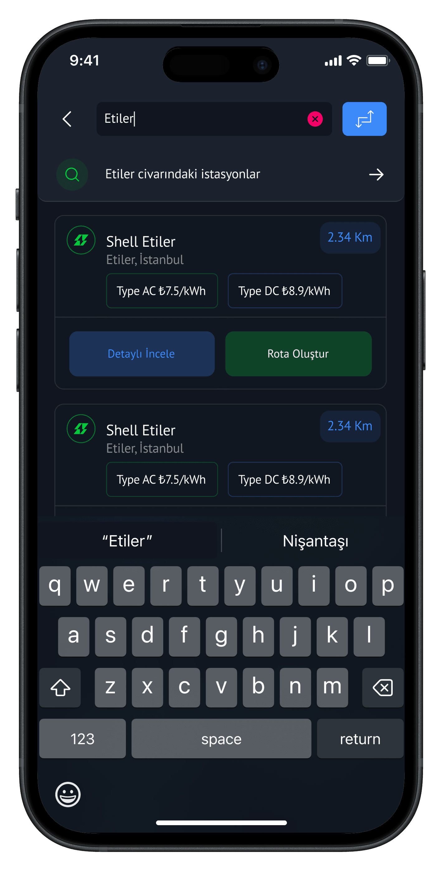 Car Charging Stations App — 11
