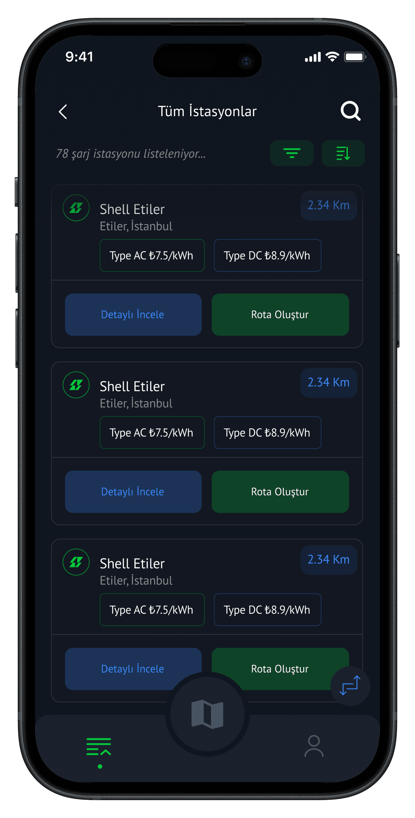 Car Charging Stations App — 14