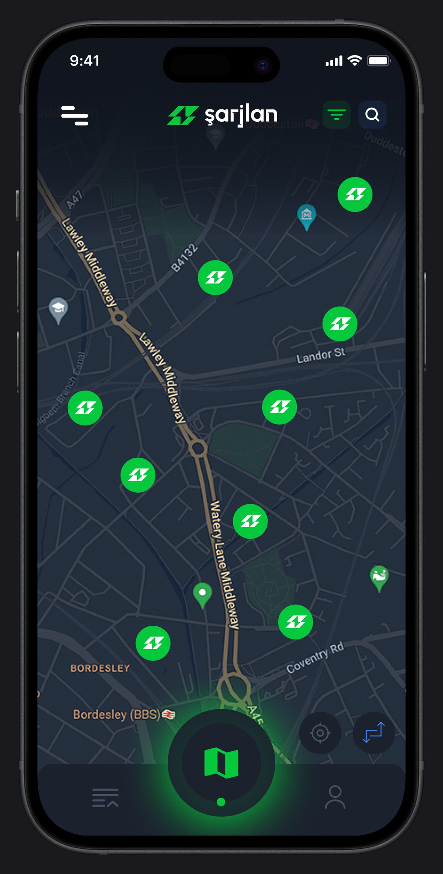 Car Charging Stations App — 30