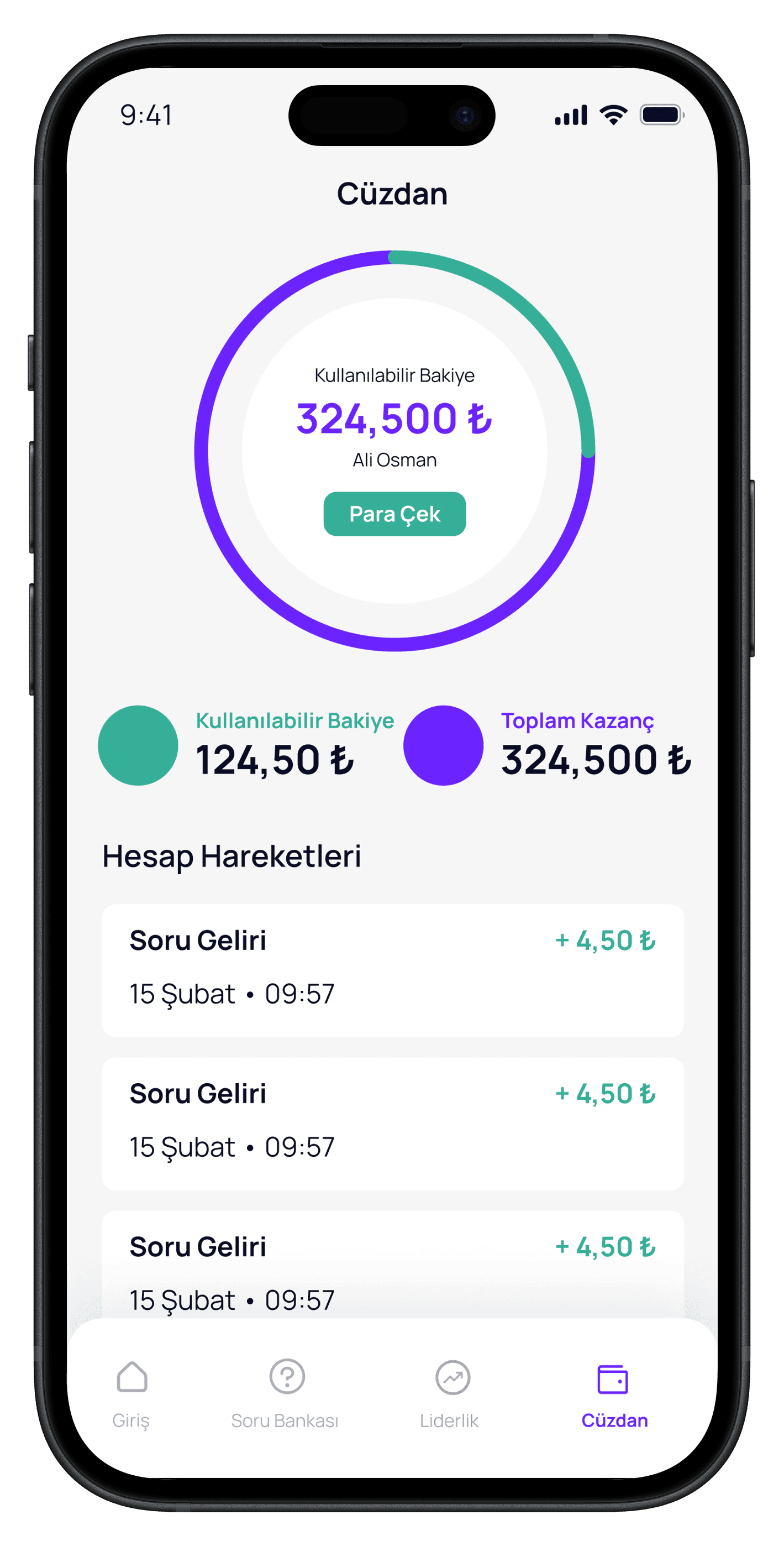 Question Based Education App — 2