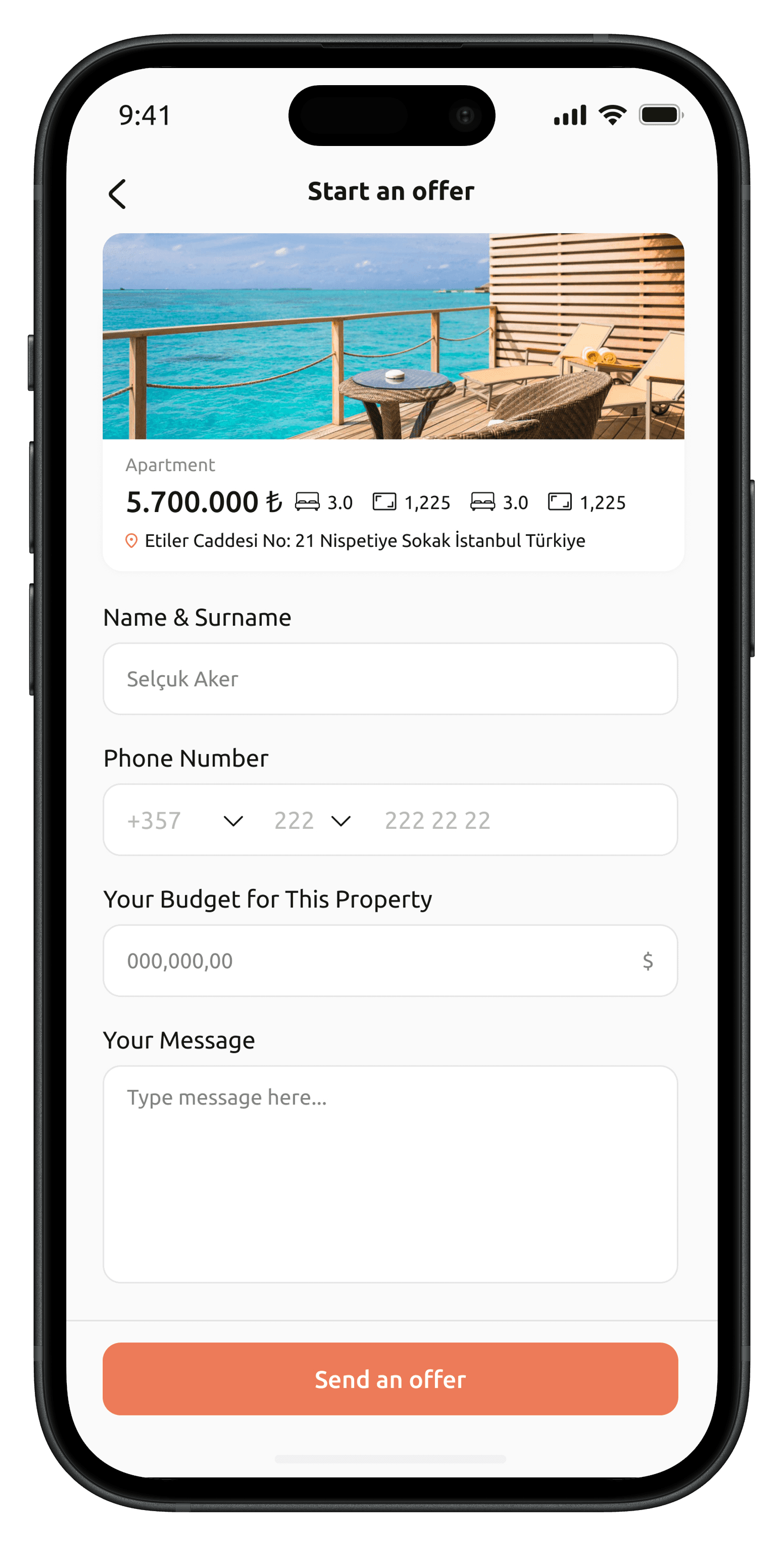 Real Estate App — 2
