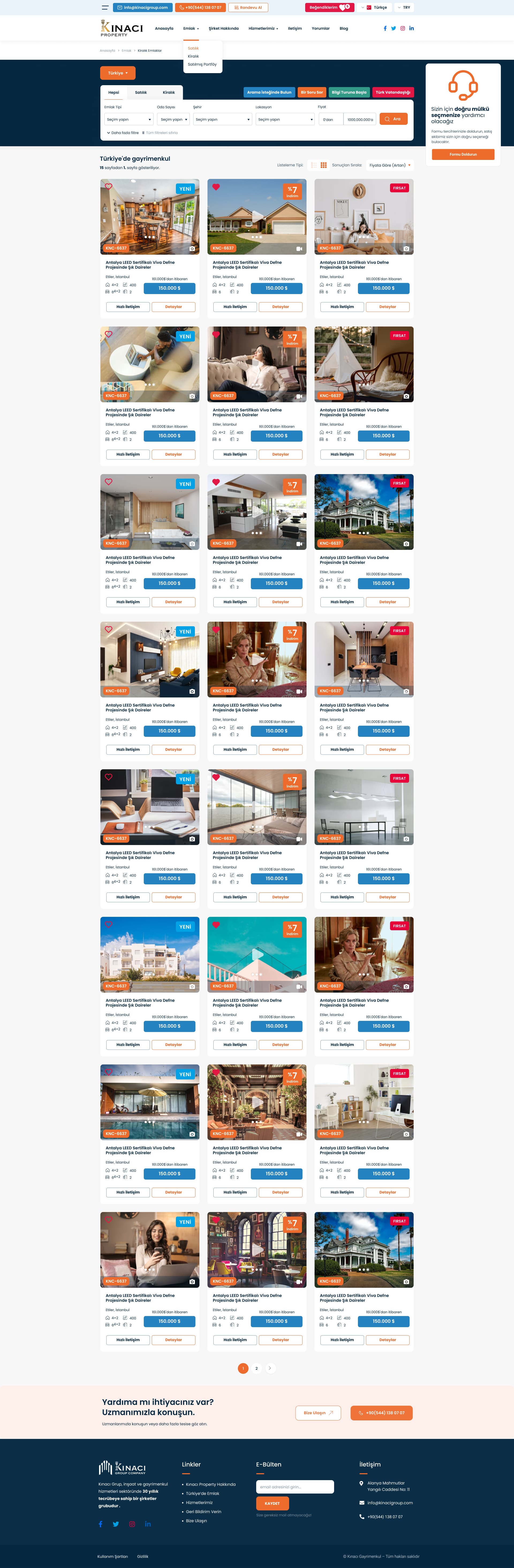 Real Estate Website — 1