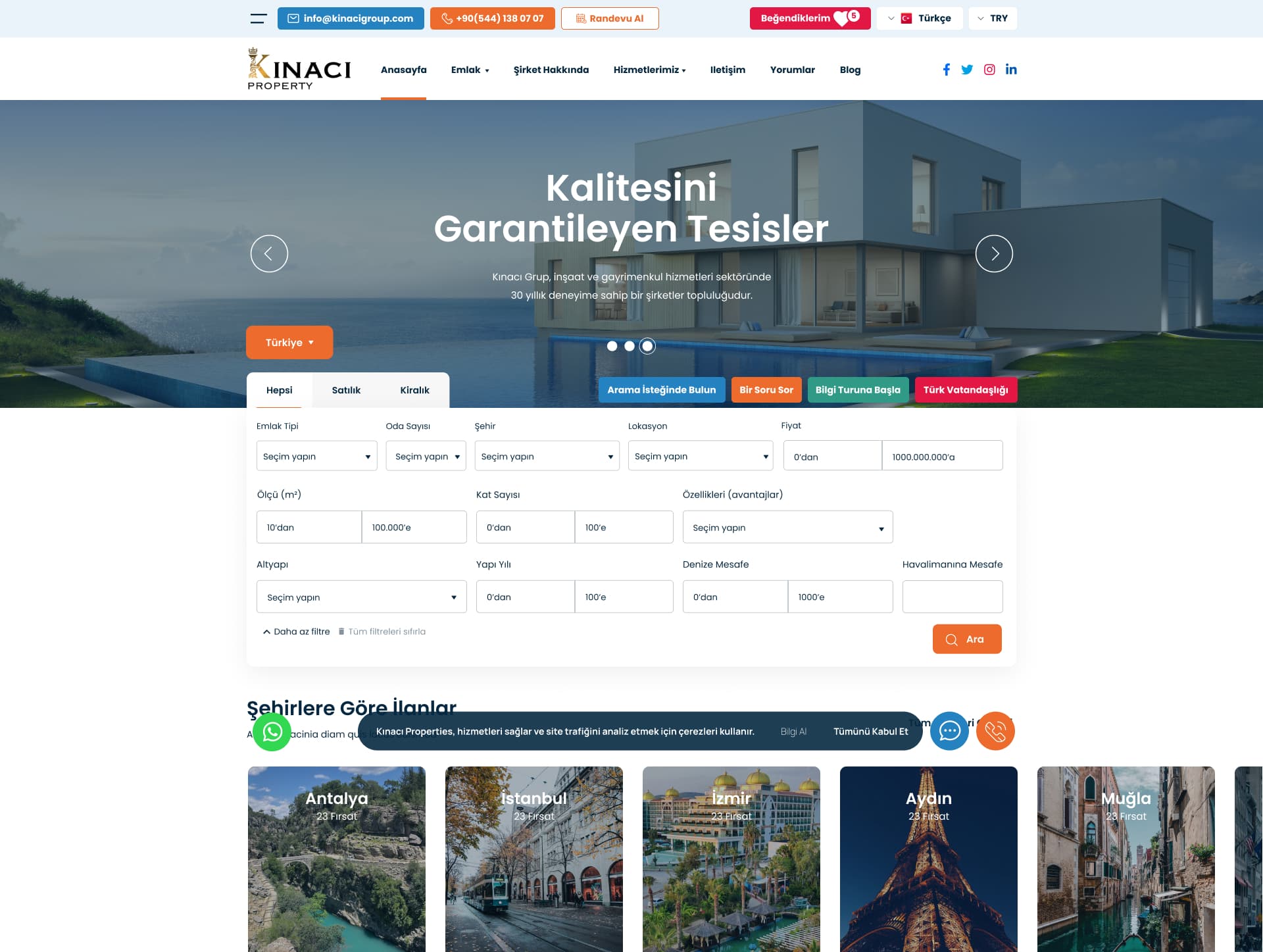 Real Estate Website — 2