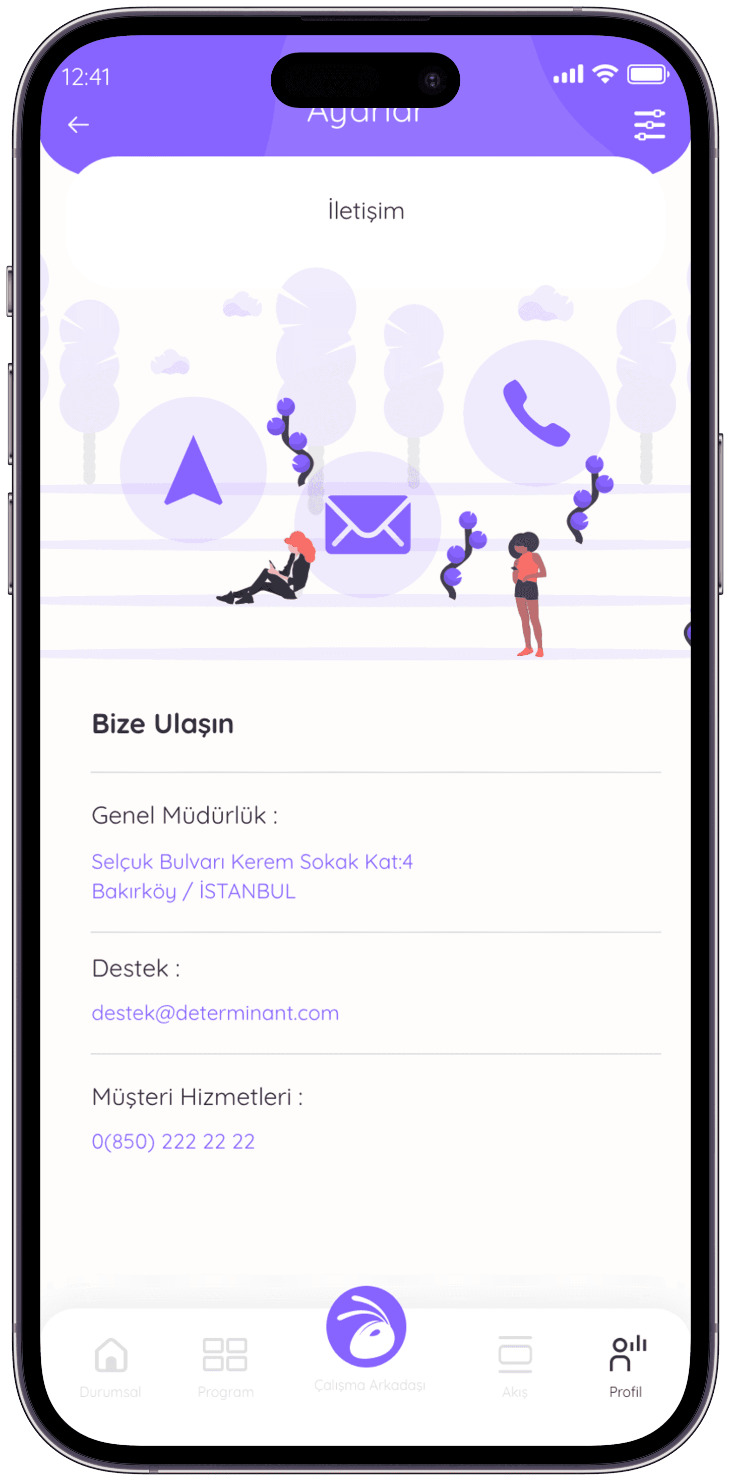 Determinant App — project detail 13, Selçuk Aker