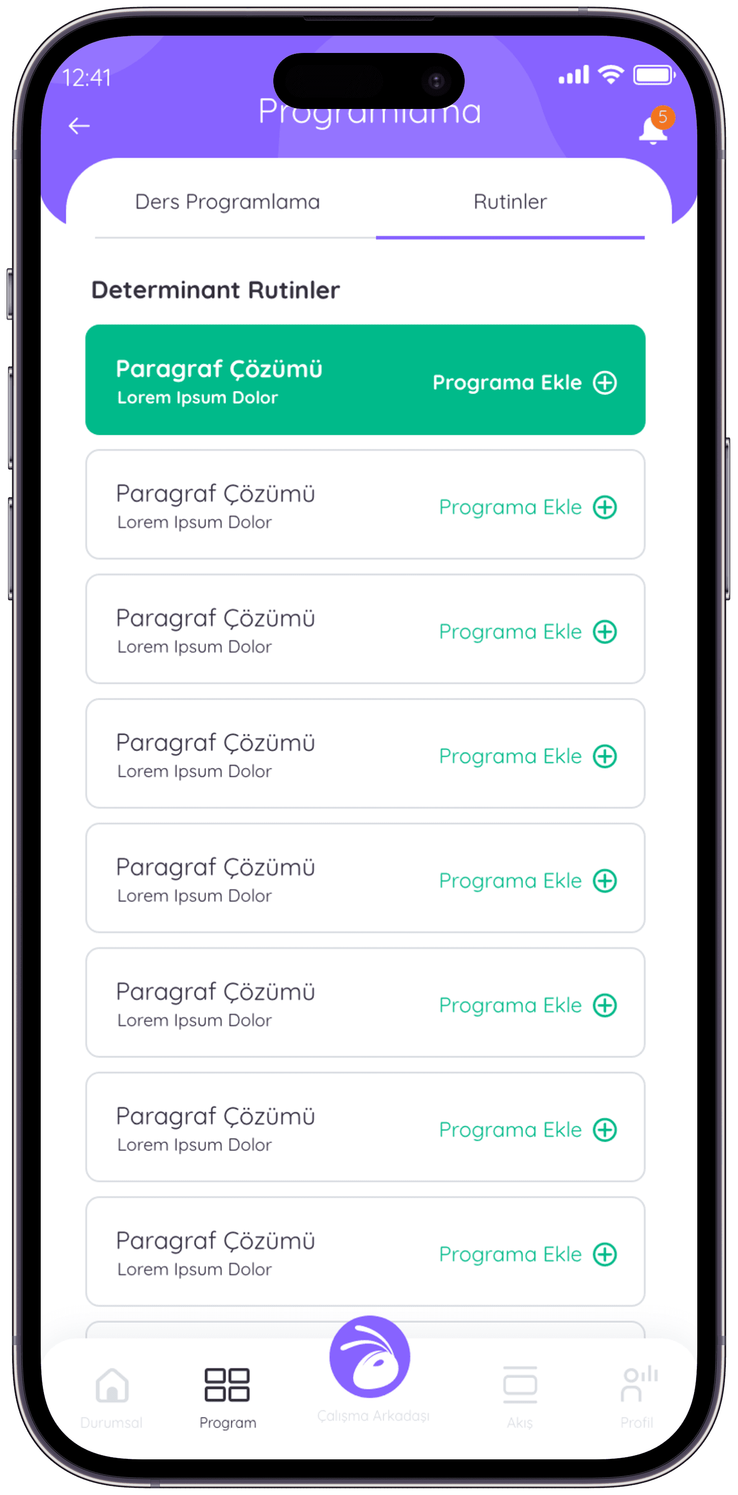 Determinant App — project detail 37, Selçuk Aker