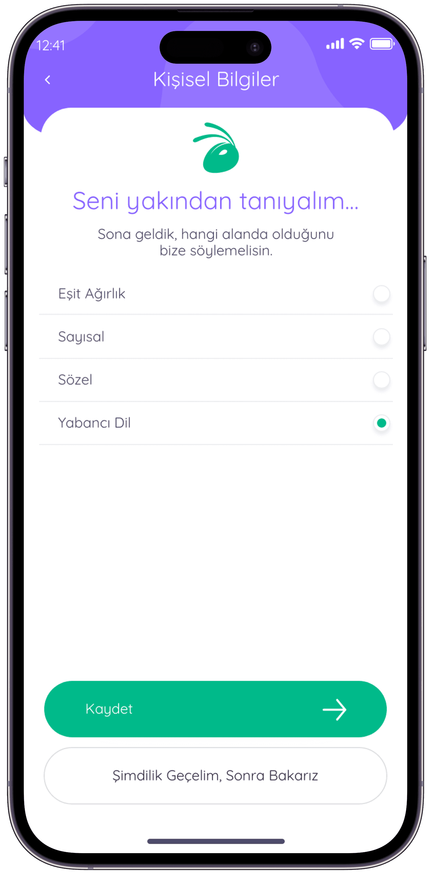 Determinant App — project detail 41, Selçuk Aker