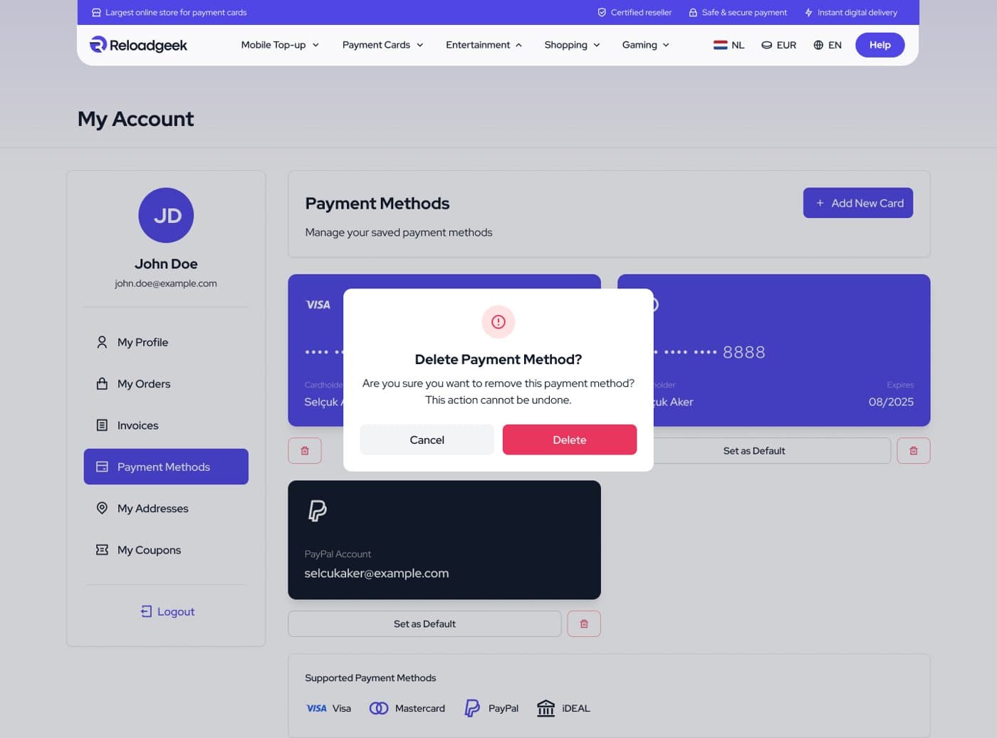 ReloadGeek Desktop Website — 8