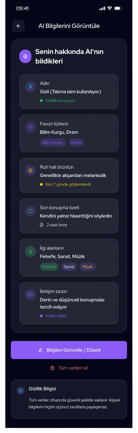 Ruhdas — Mobil Uygulama tasarımı, detay 1, Selçuk Aker