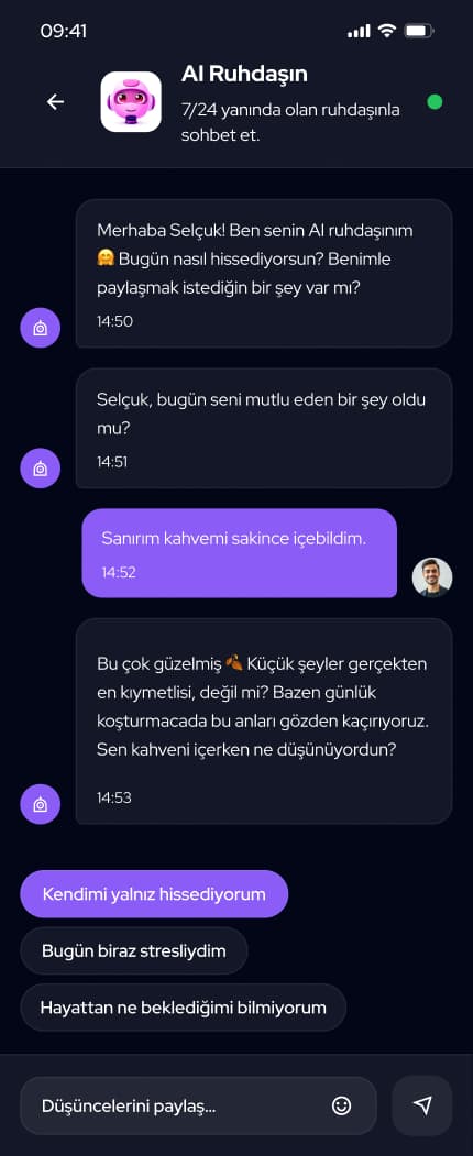 Ruhdas — Mobil Uygulama tasarımı, detay 5, Selçuk Aker