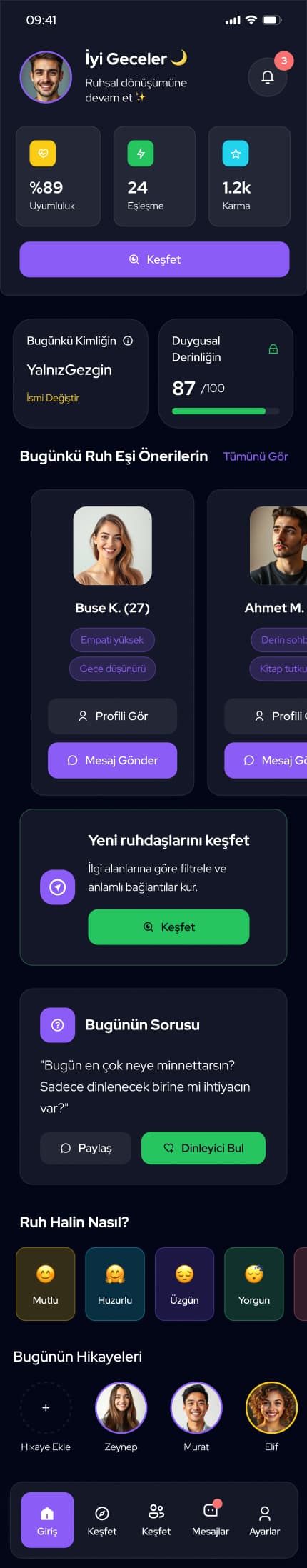 Ruhdas — Mobil Uygulama tasarımı, detay 10, Selçuk Aker