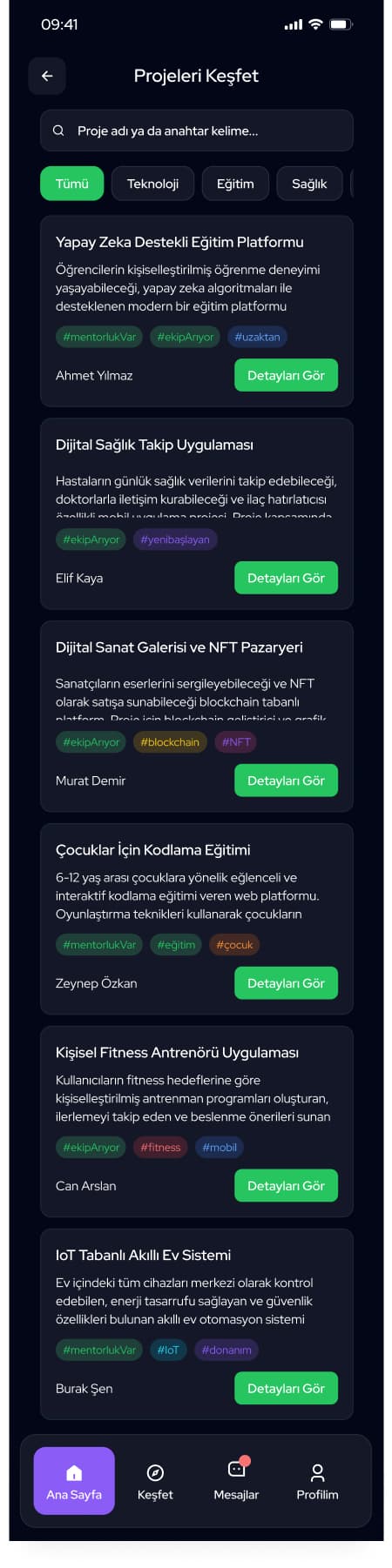 Ruhdas — Mobil Uygulama tasarımı, detay 100, Selçuk Aker