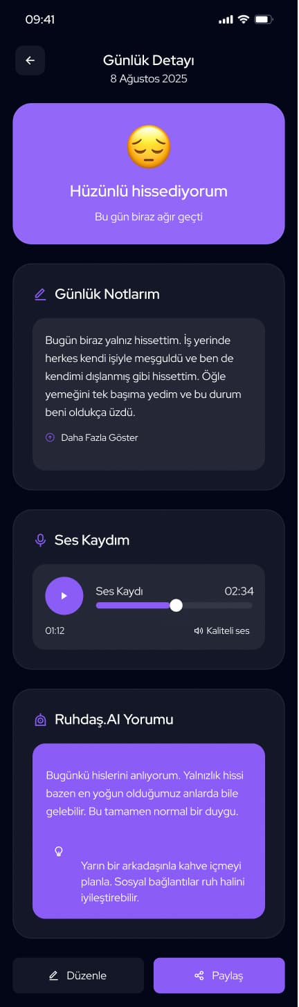 Ruhdas — Mobil Uygulama tasarımı, detay 44, Selçuk Aker