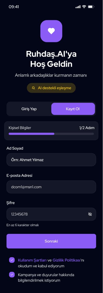 Ruhdas — Mobil Uygulama tasarımı, detay 57, Selçuk Aker
