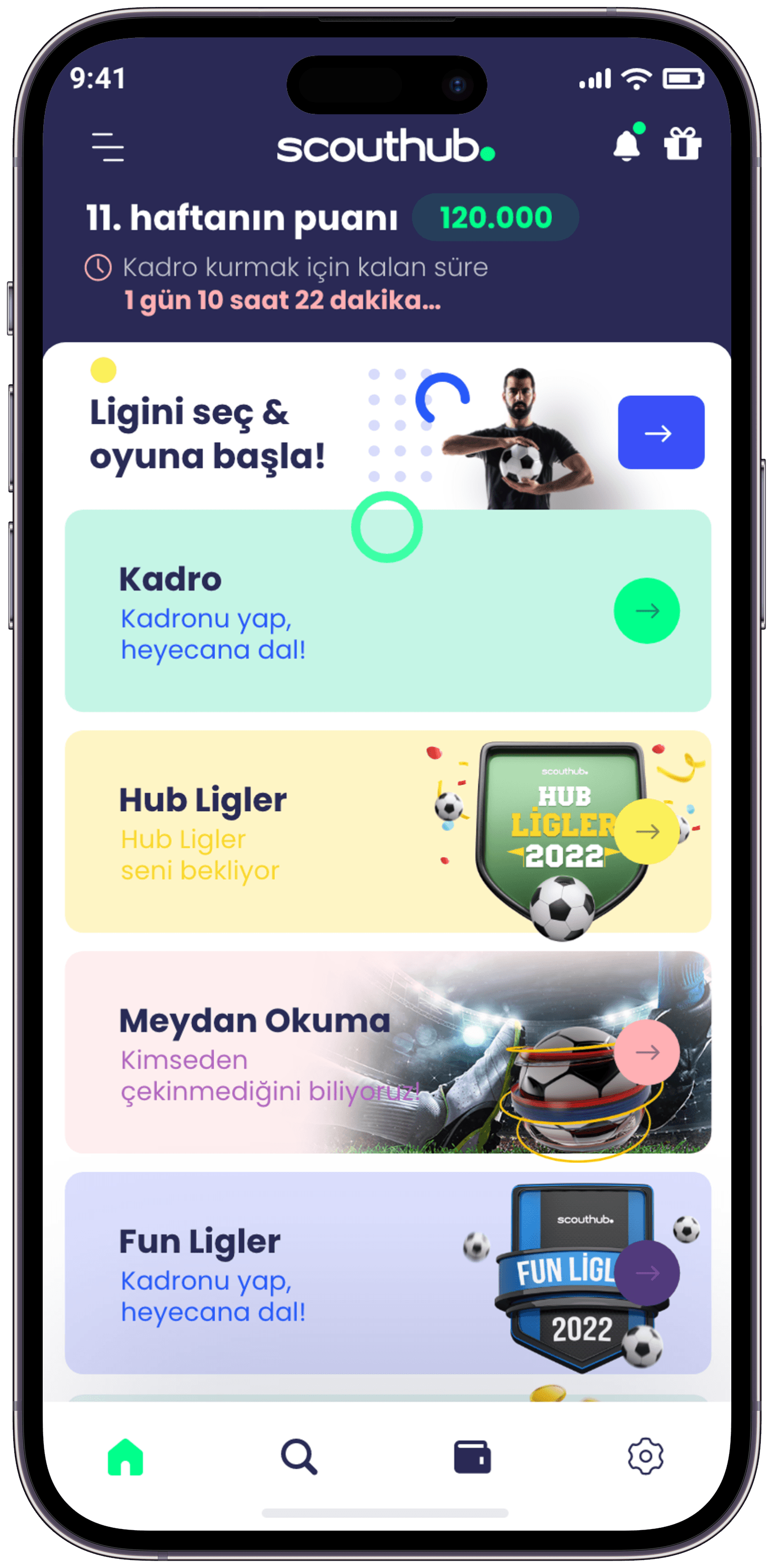 Scouthub Player App — 1