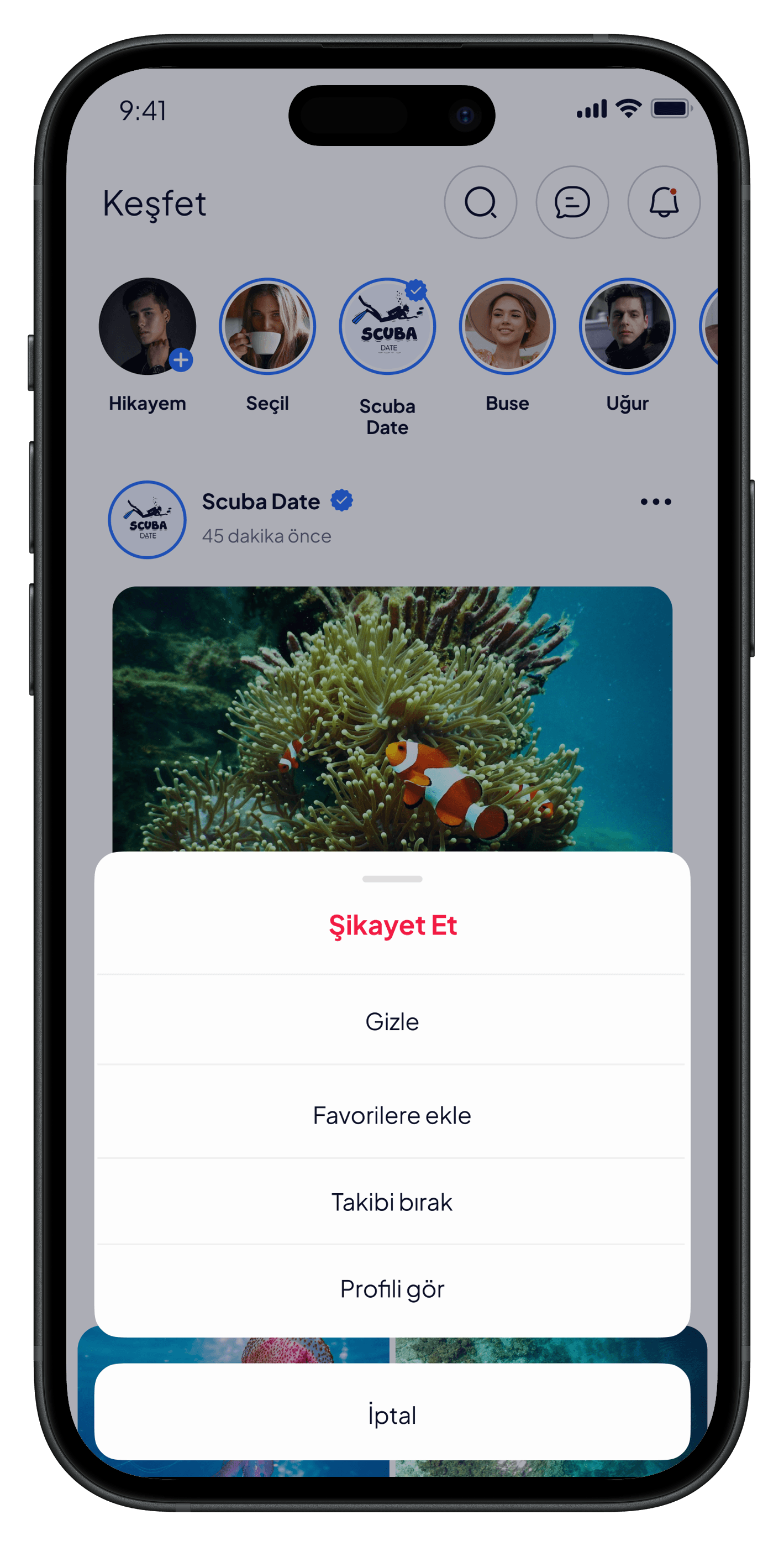 Scuba Diving Mobile App — 1