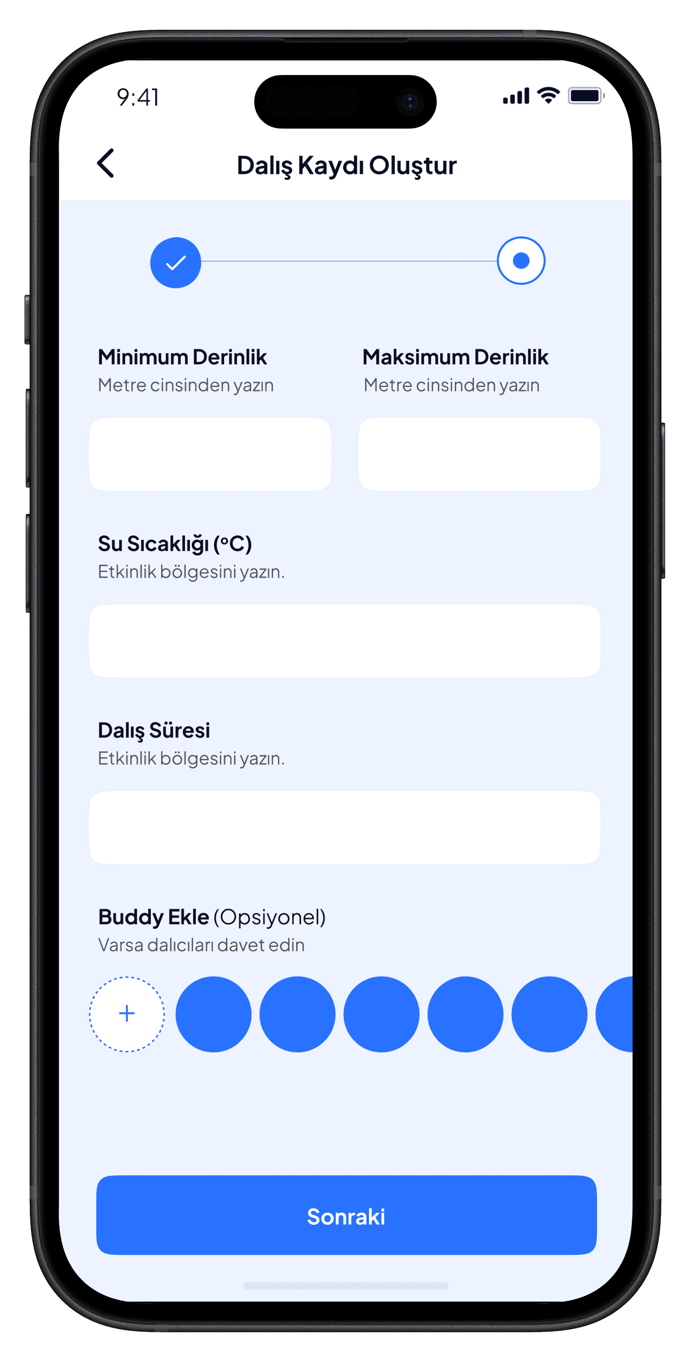 Scuba Diving Mobile App — 5