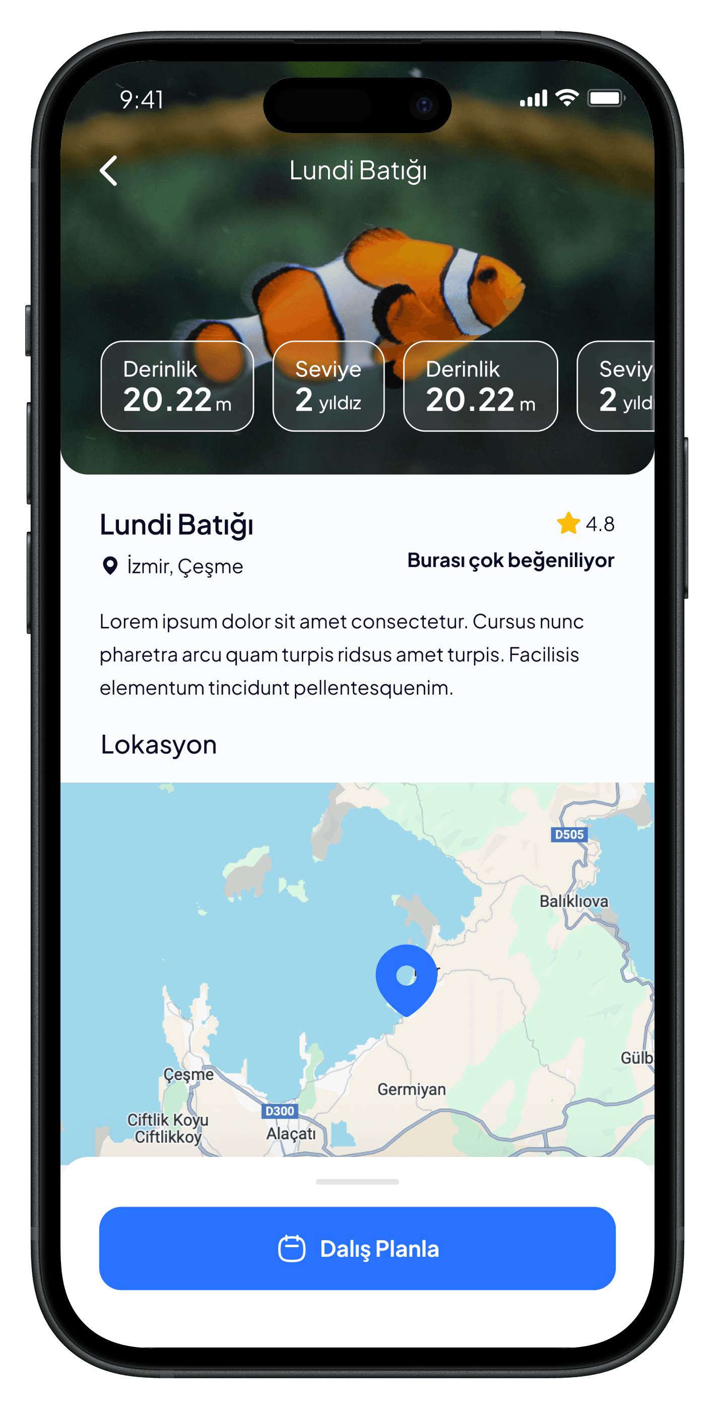 Scuba Diving Mobile App — 21