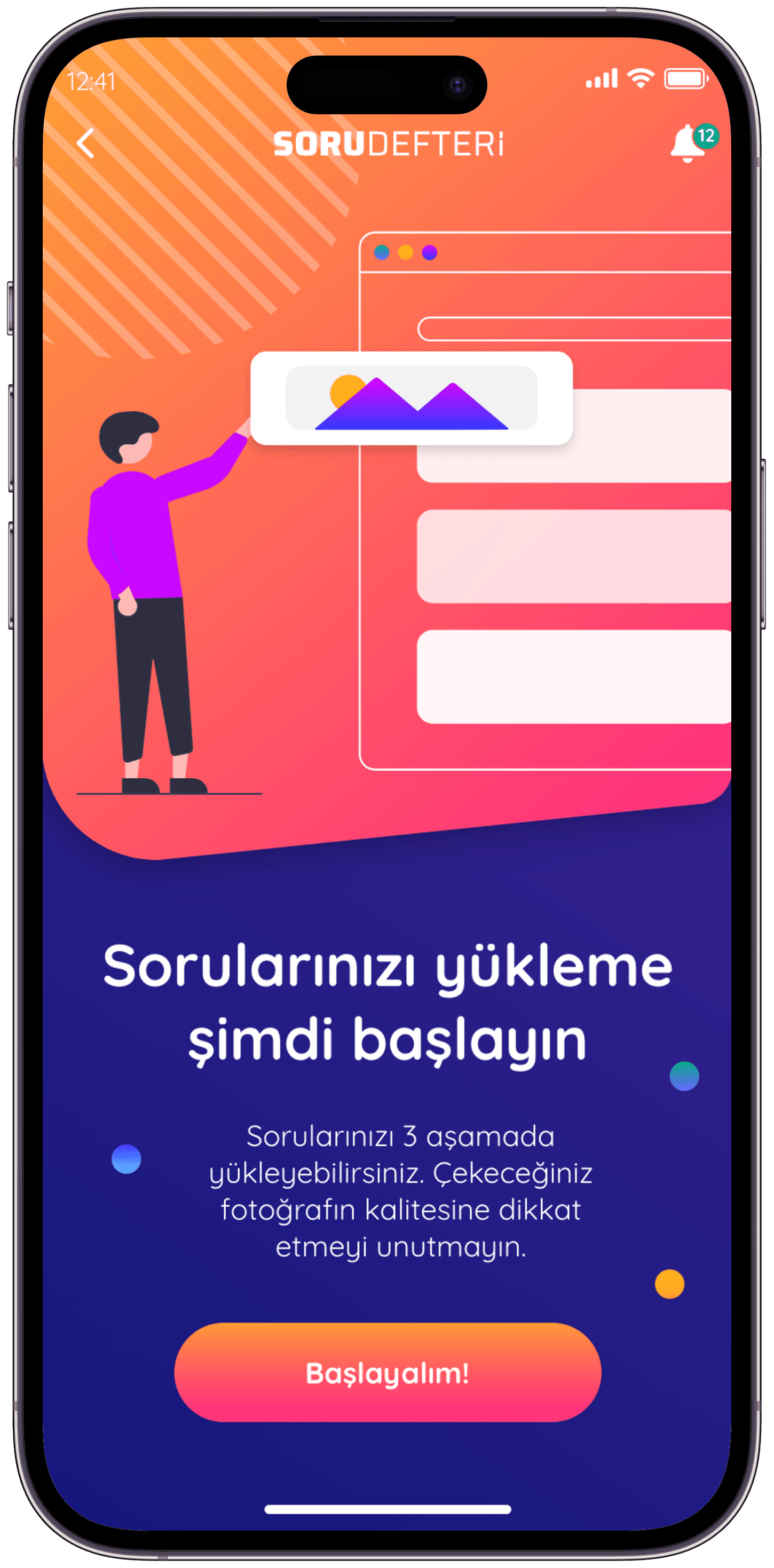 Soru Defteri Q&A App — 4