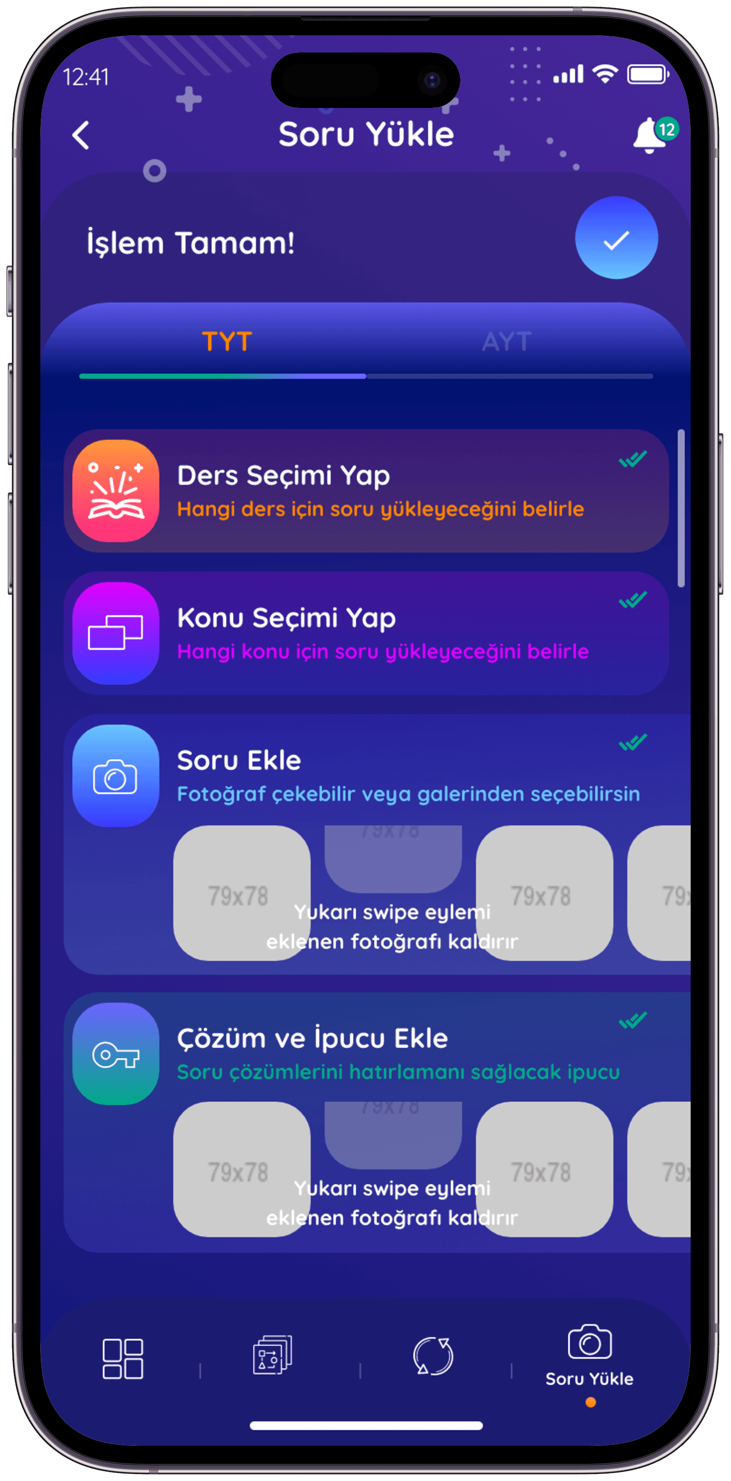 Soru Defteri Q&A App — 28