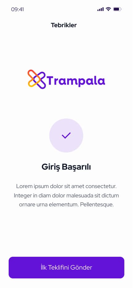 Trampala Mobil — Mobil Uygulama tasarımı, detay 66, Selçuk Aker
