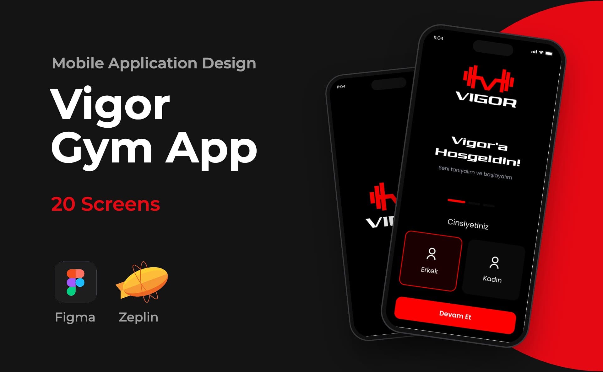 Vigor Gym App — Mobil Uygulama